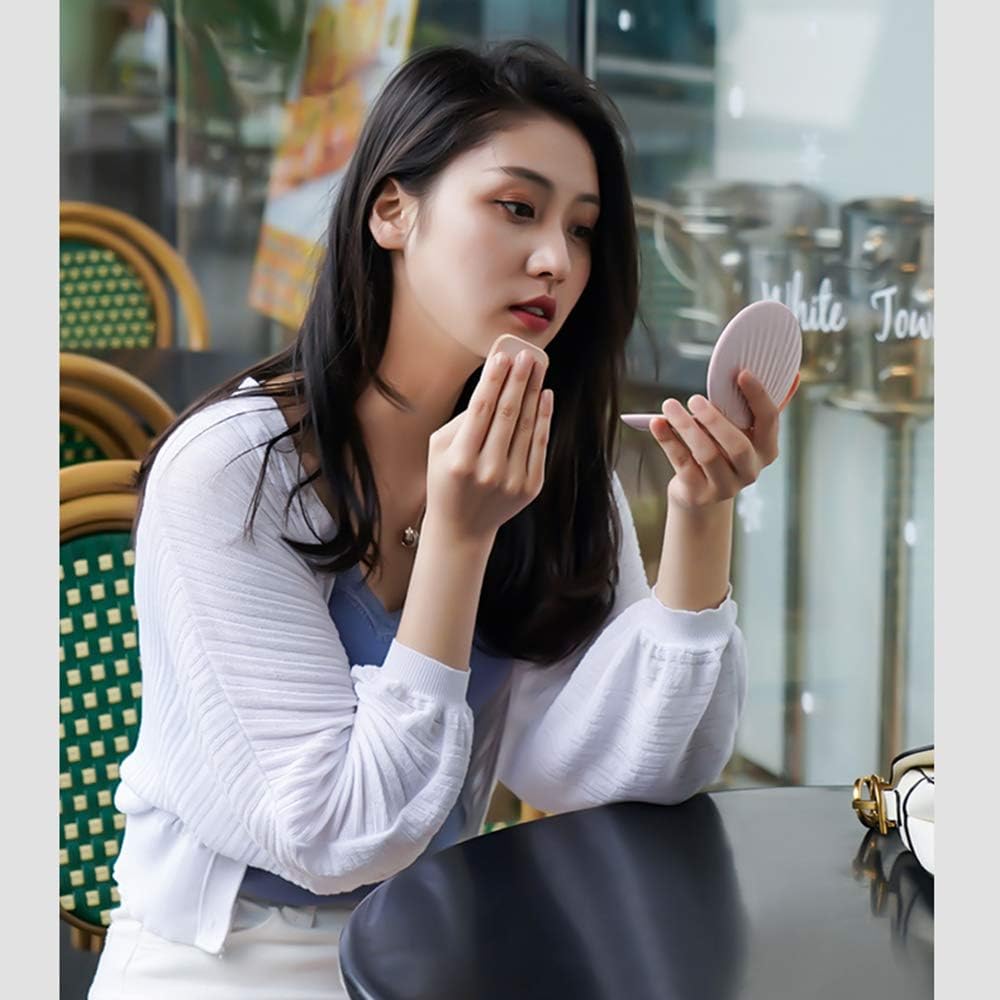 LED Makeup Mirror USB Charging Portable Double 2X Magnifier