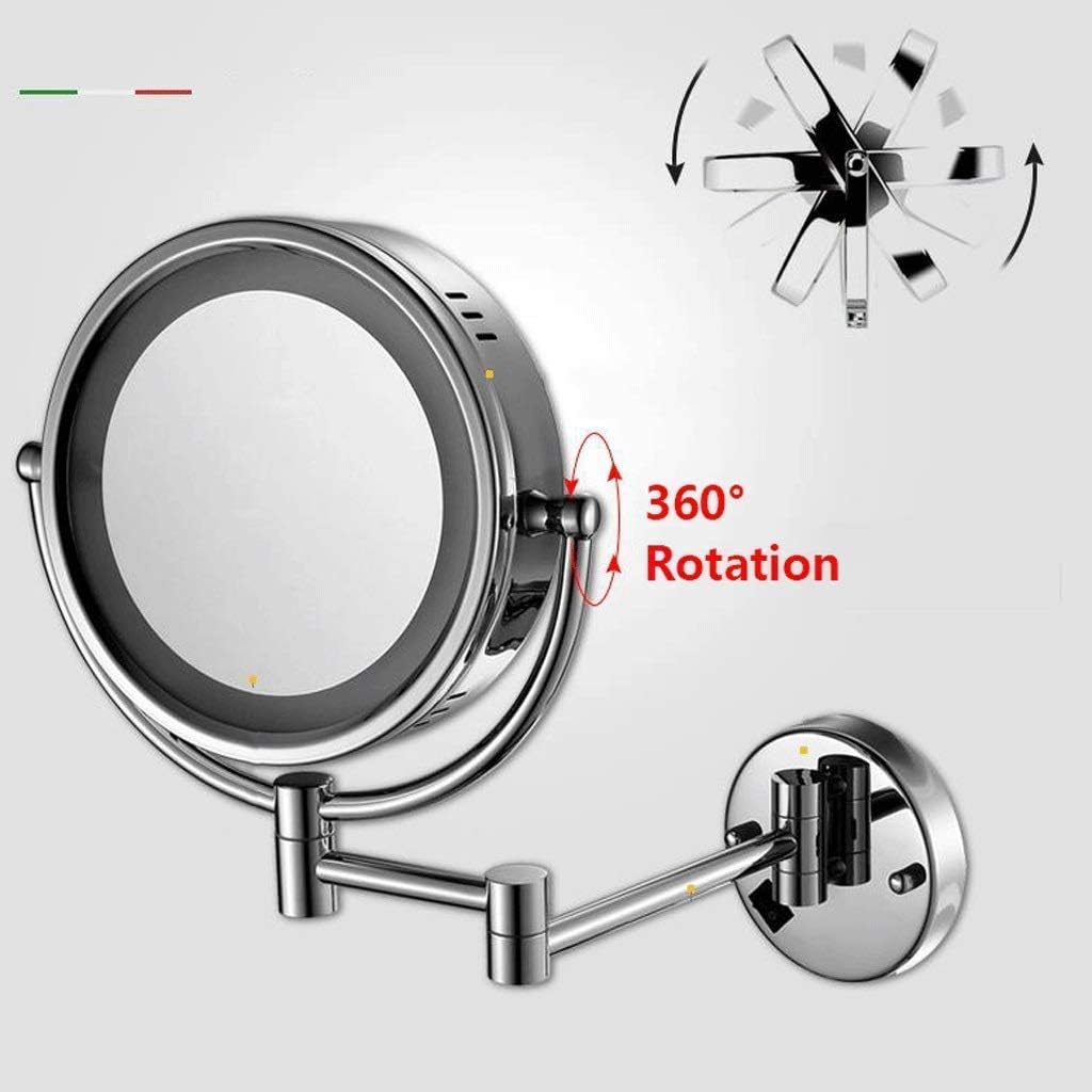 DEIHGE Makeup Mirror With LED Lights 10x Magnification
