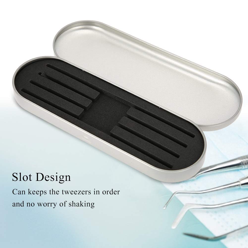 Sonew Silver Eyelash Tool Storage Box