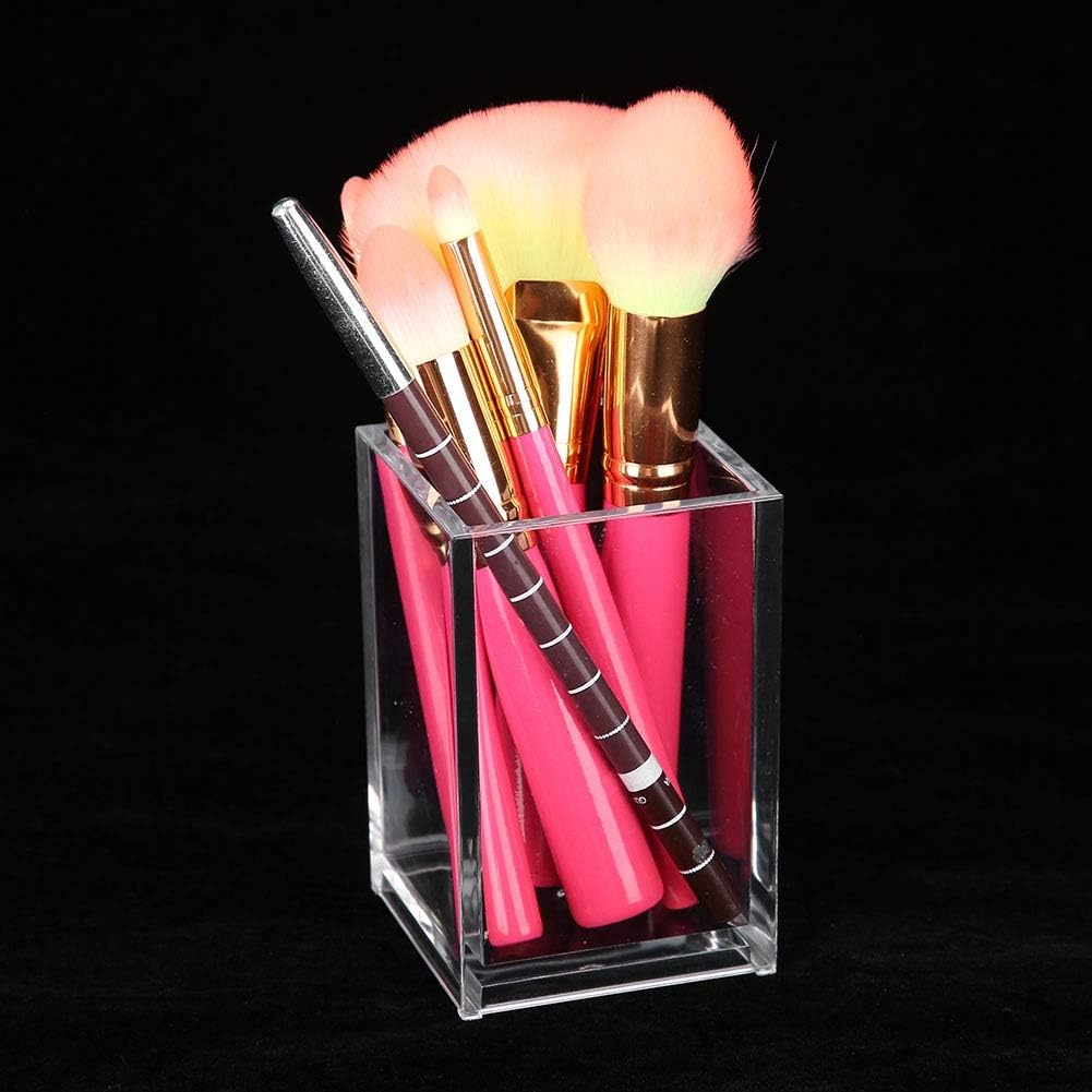 MAVIS LAVEN Makeup Brush Organizer Case Transparent 1 Compartment Storage