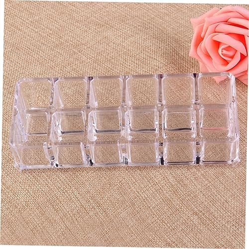 HONMEET Acrylic Lipstick Display Rack 12 Slot Organizer