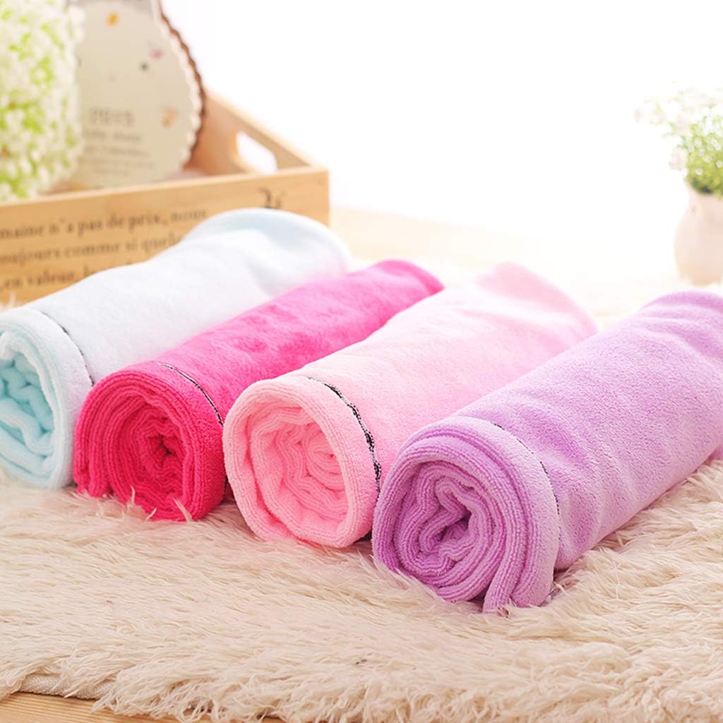 CC CAIHONG 4 Pack Microfiber Hair Towel Wrap