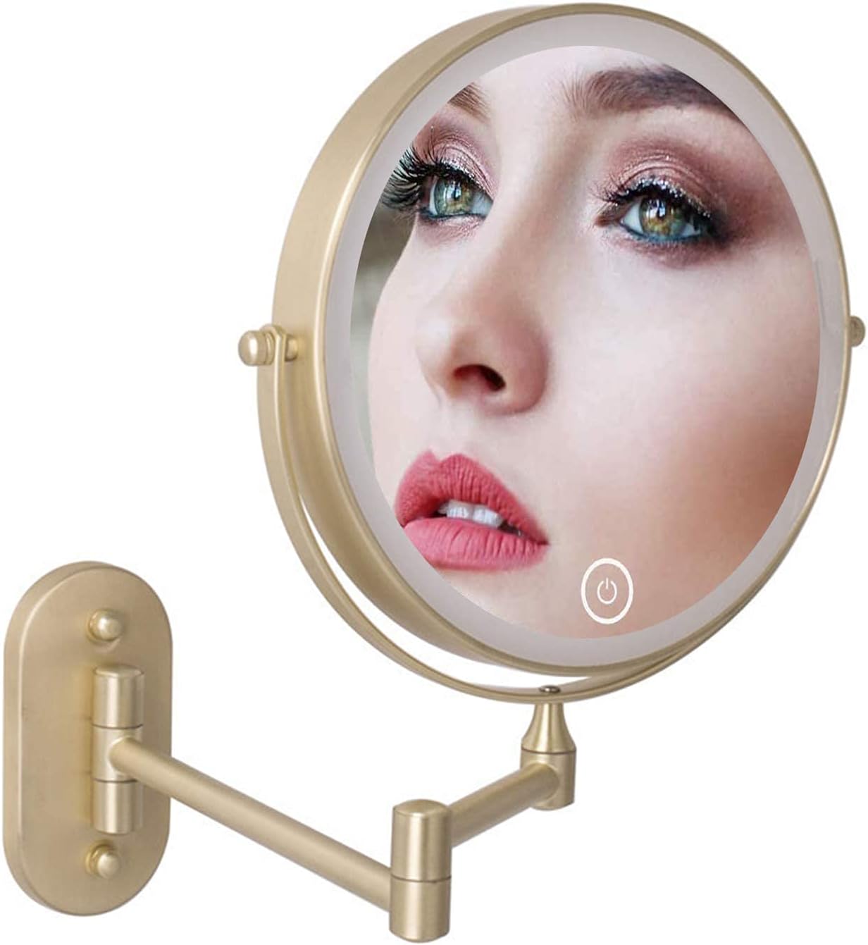 LCARY 8 Double Sided 360 Swivel Vanity Mirror