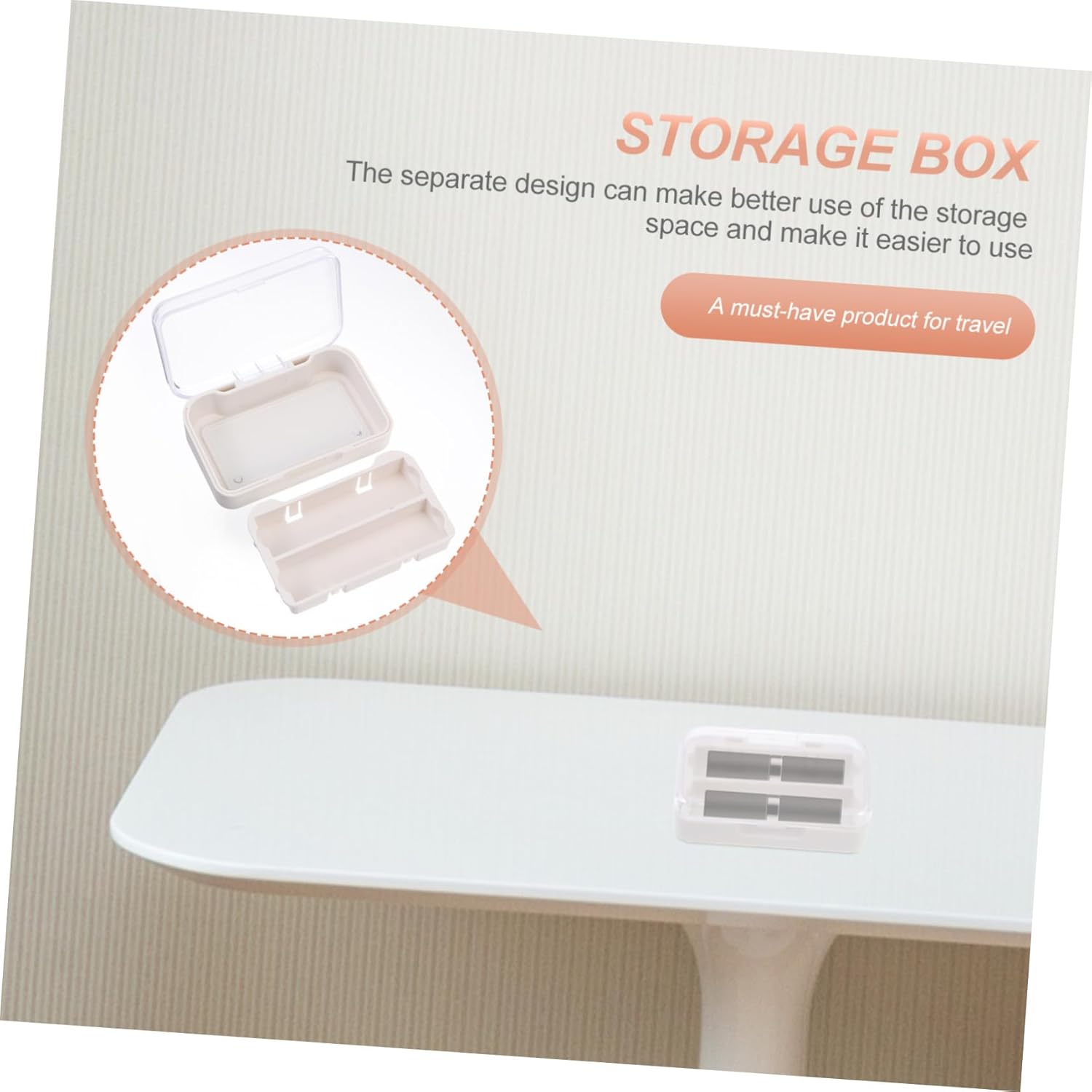 ELAYARD Cosmetic Storage Case with Mirror Organizer