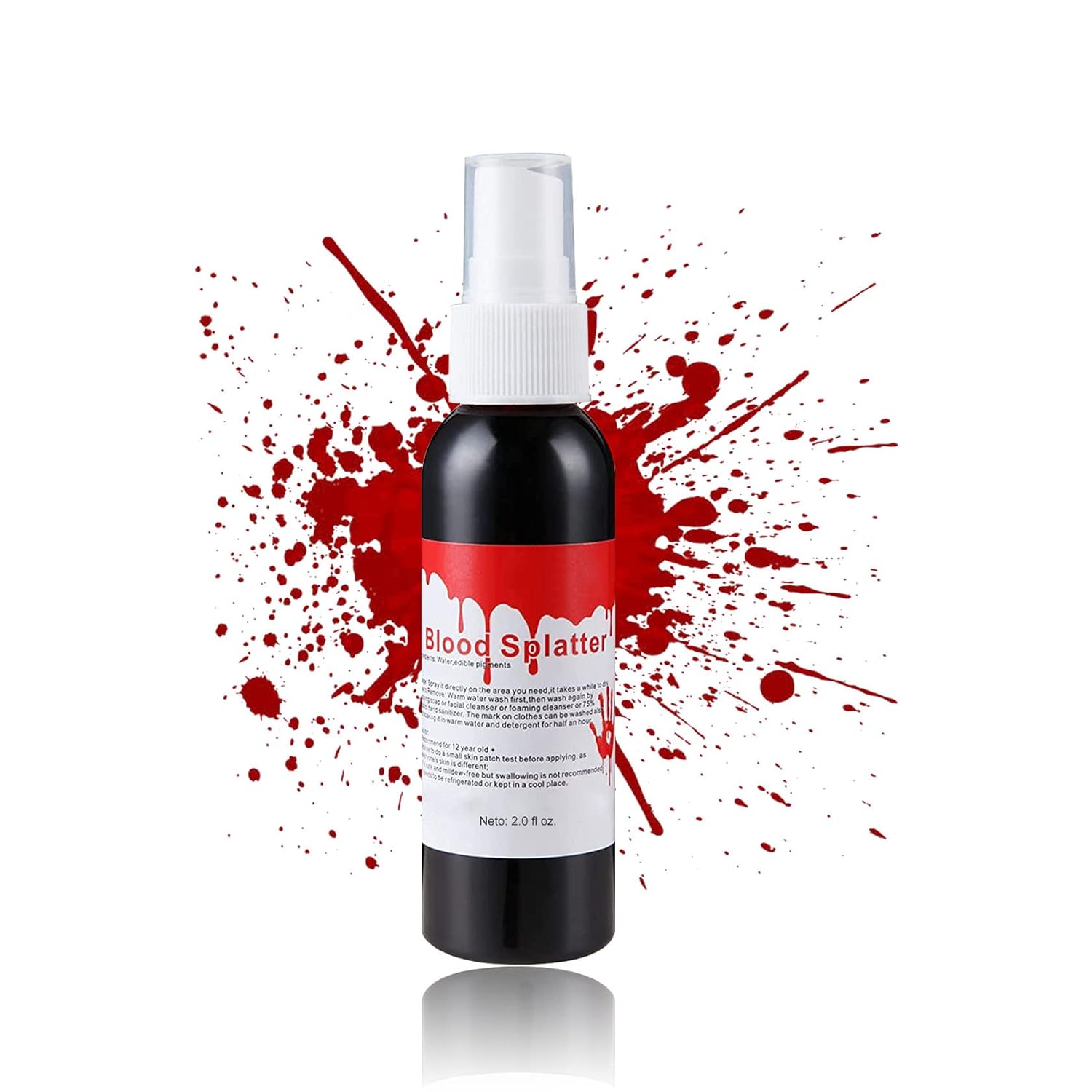 Fake Blood Makeup Spray for Halloween Costumes and Cosplay