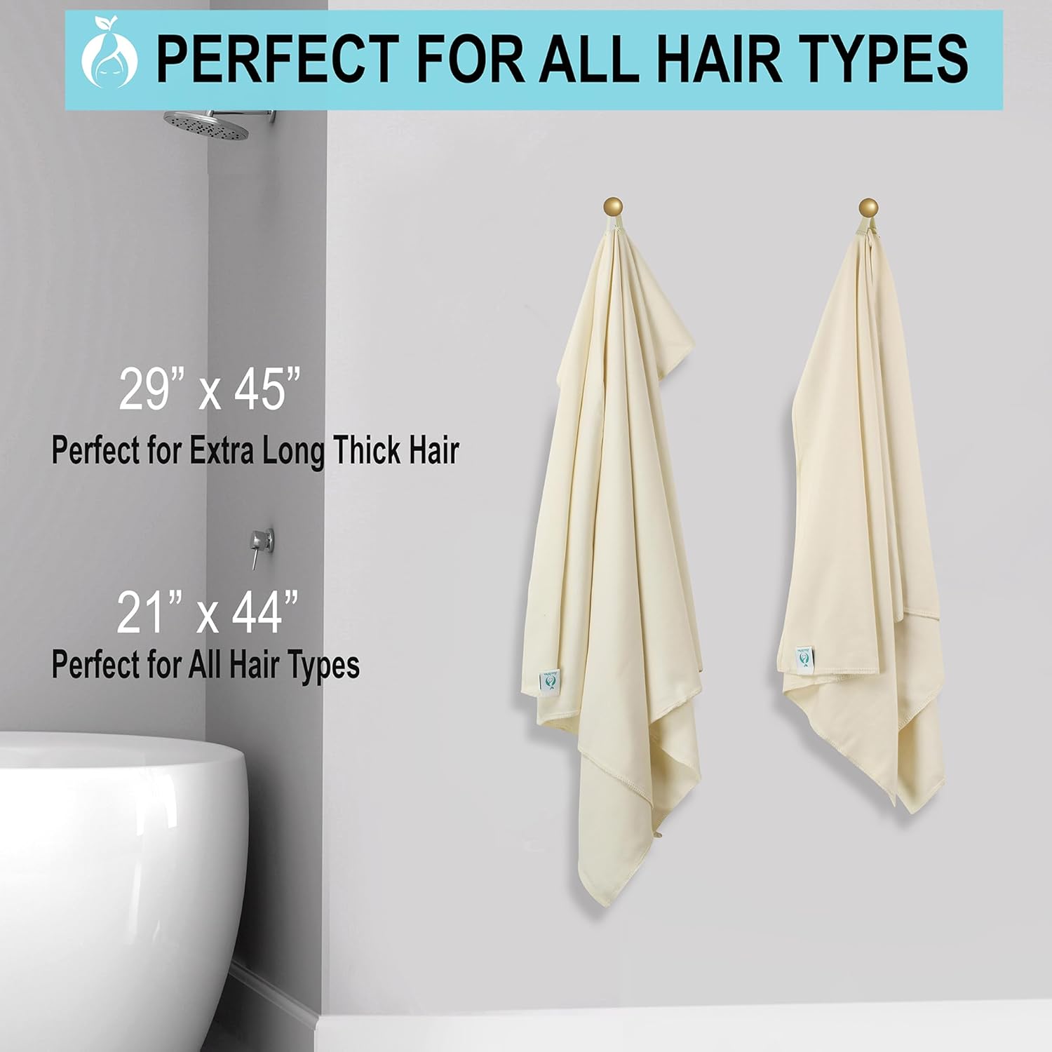 Hair RePear Anti Frizz Cotton Hair Wrap Towel