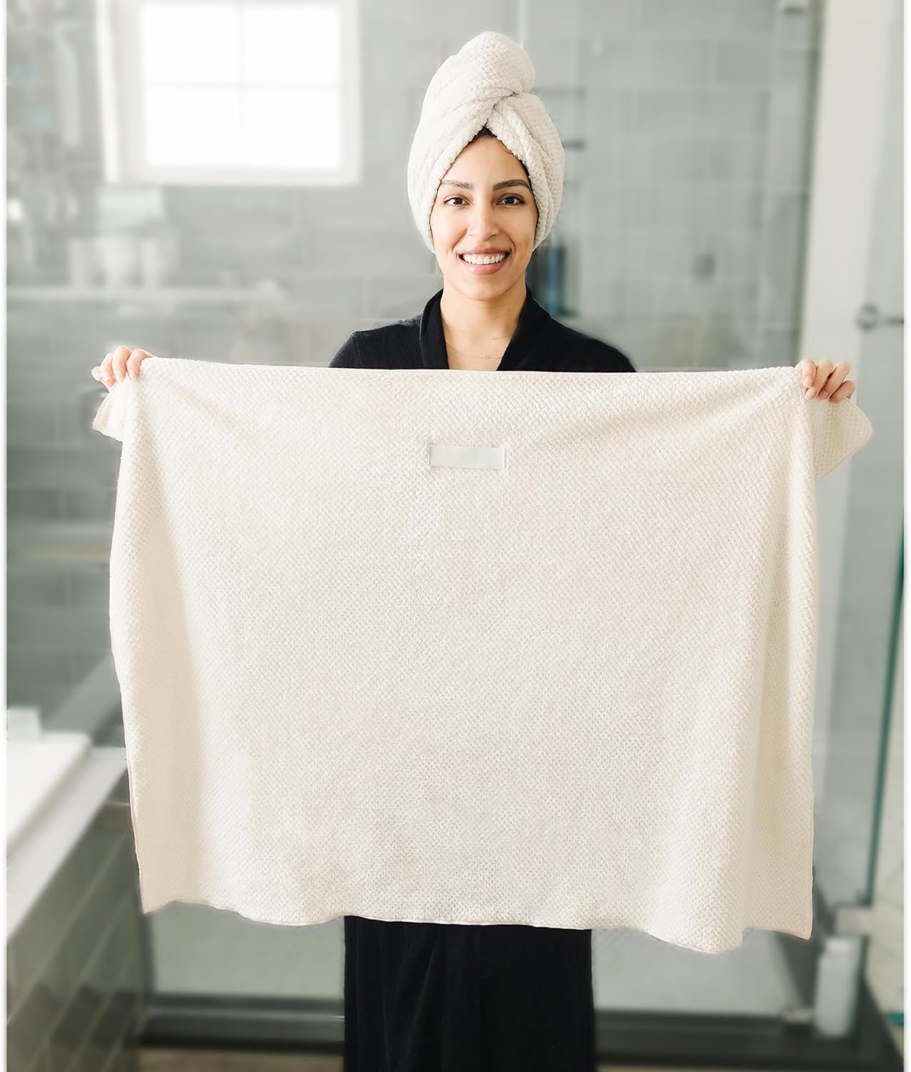 2 Packs Microfiber Hair Towels for Women - Super Absorbent Quick Dry