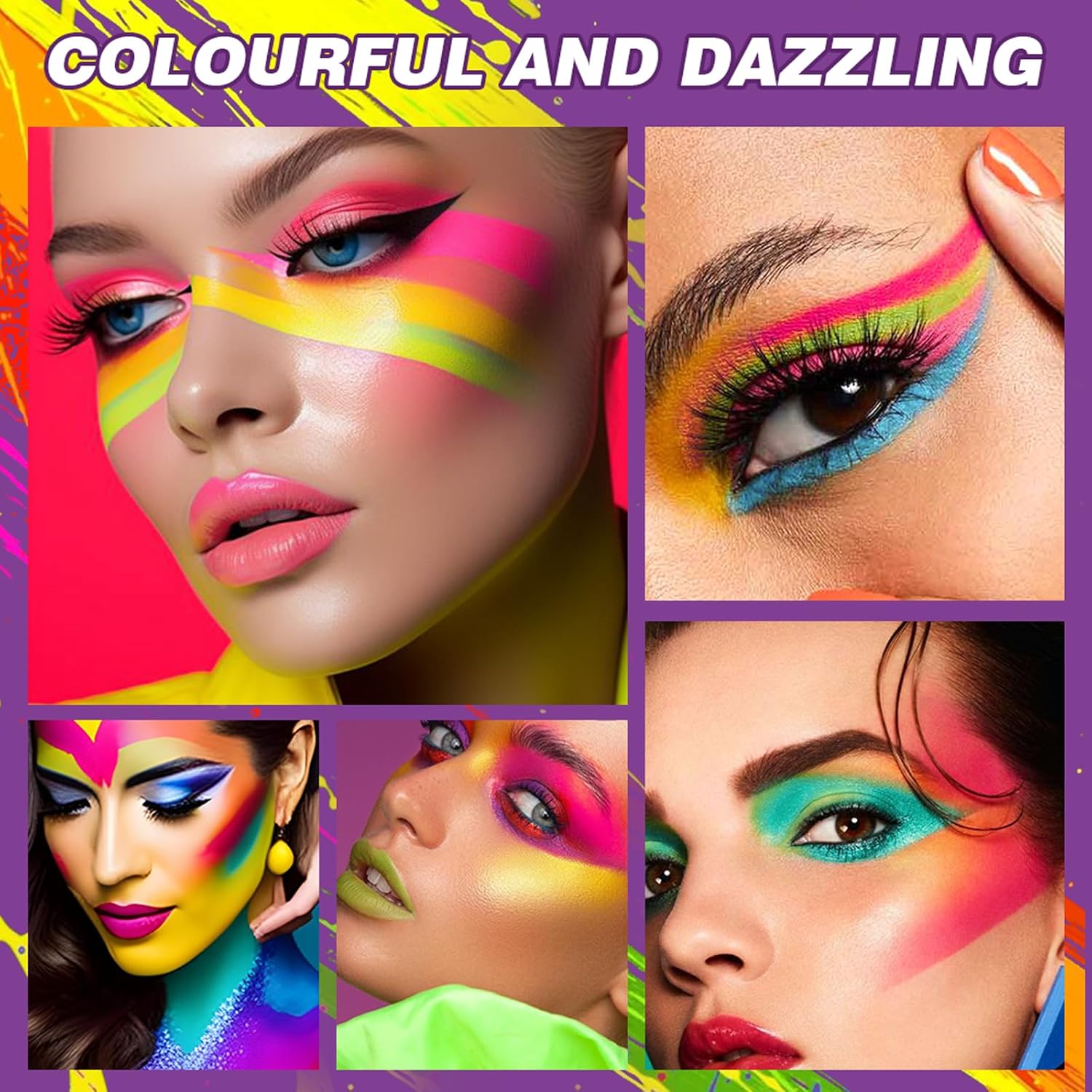 Jolilab 8-Color Body Face Paint Stick Set