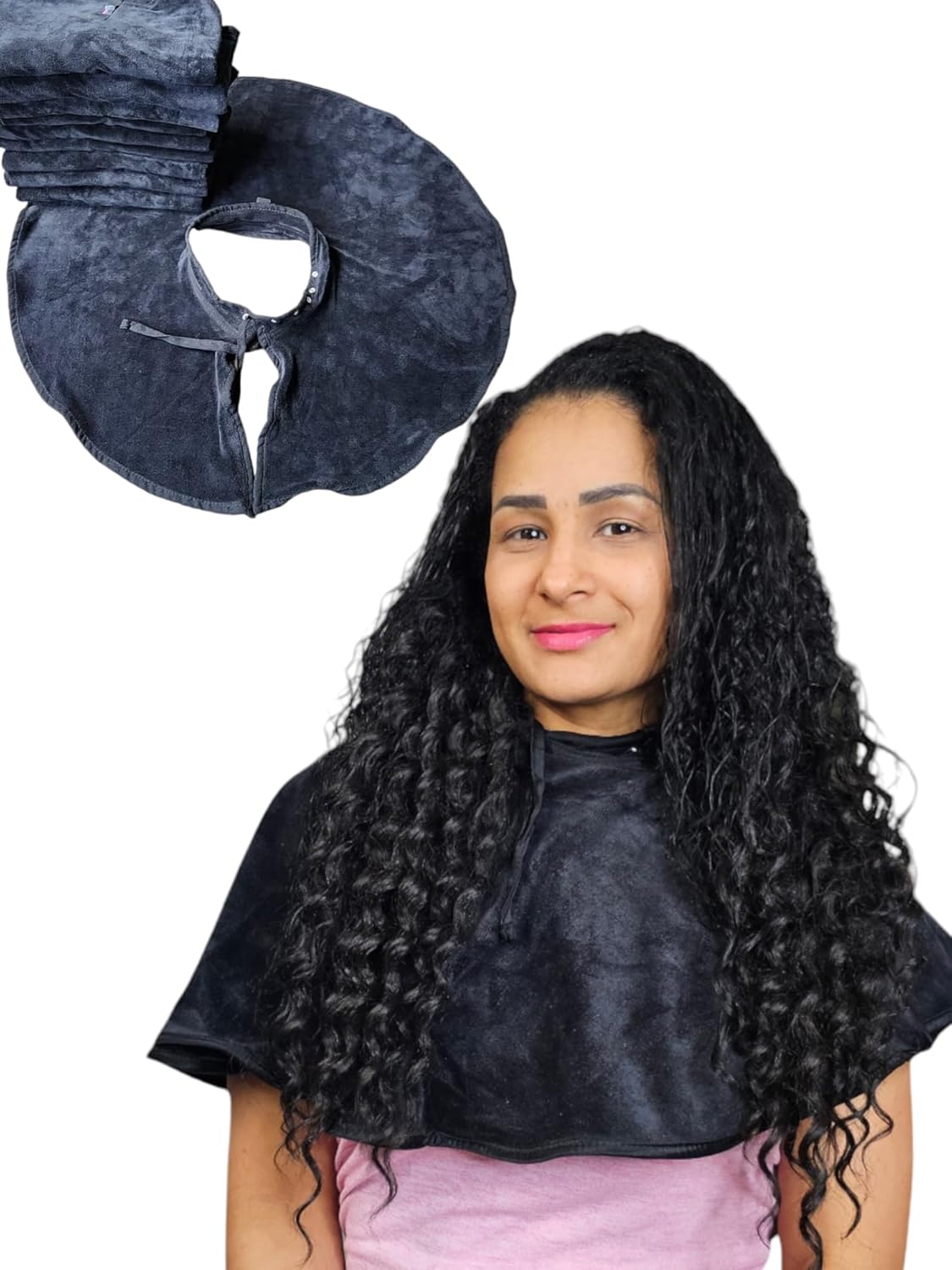 Microfiber Hair Bleach-Proof Shoulder Cape