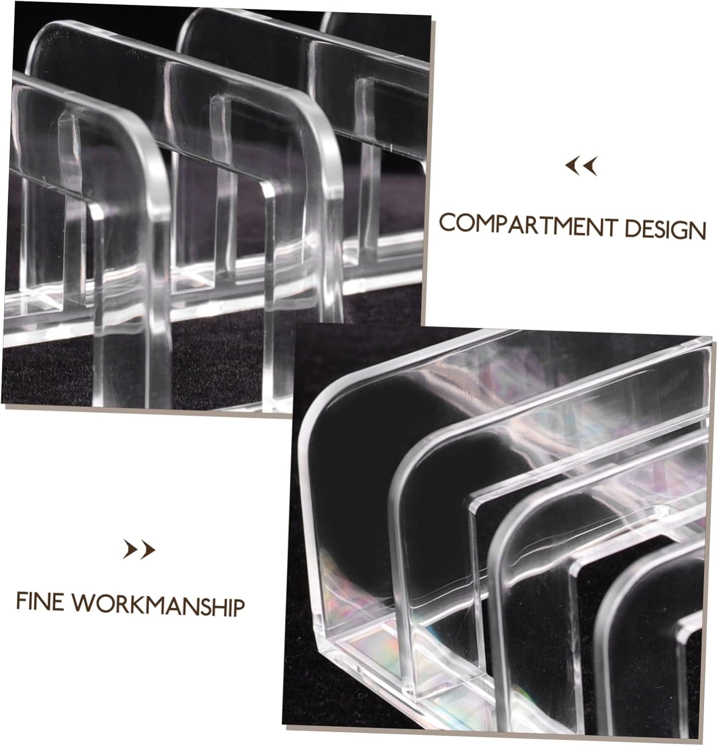 Healeved Cosmetic Case for Eyeshadow Palettes and Makeup Organizing