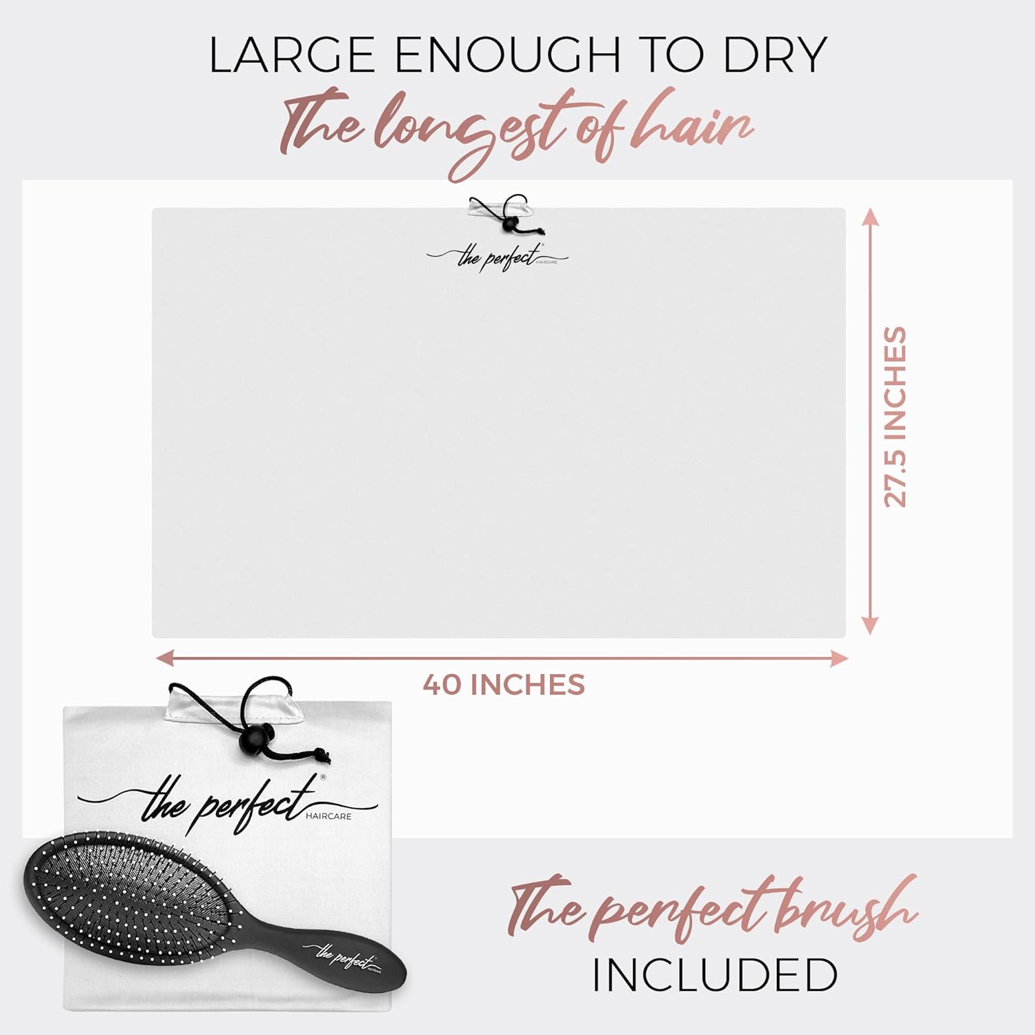 THE PERFECT HAIRCARE Microfiber Towel for Curly Hair