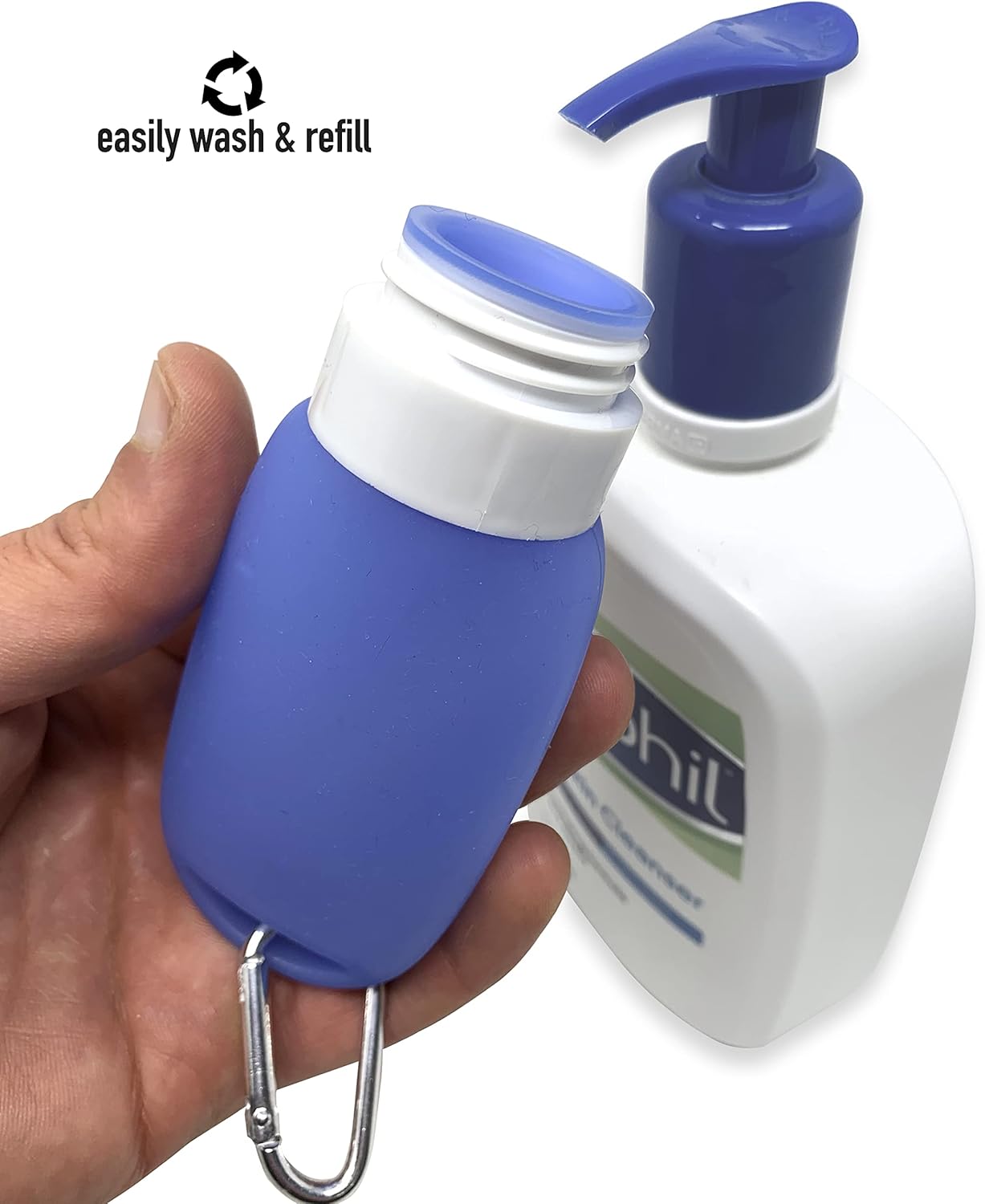 Cruise On Silicone Travel Bottle Set TSA Approved Leak-Proof Refillable