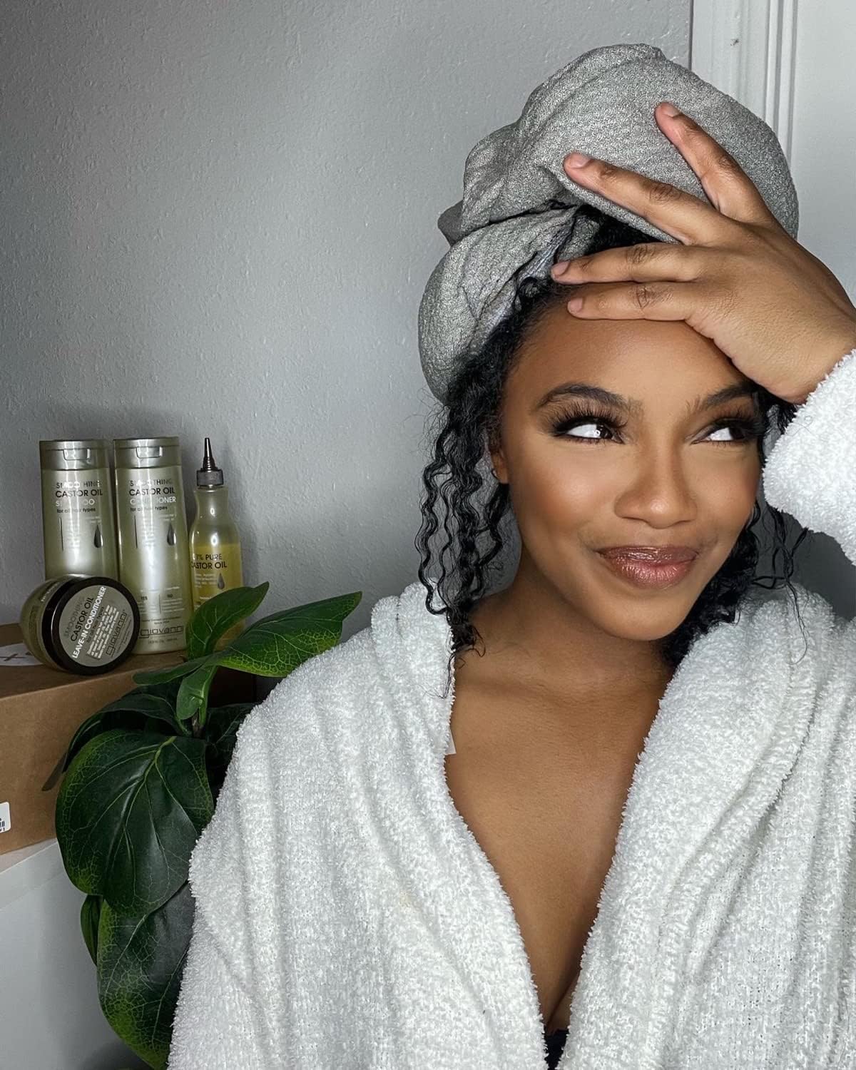 GIOVANNI Hair Turban Quick Dry Absorbent