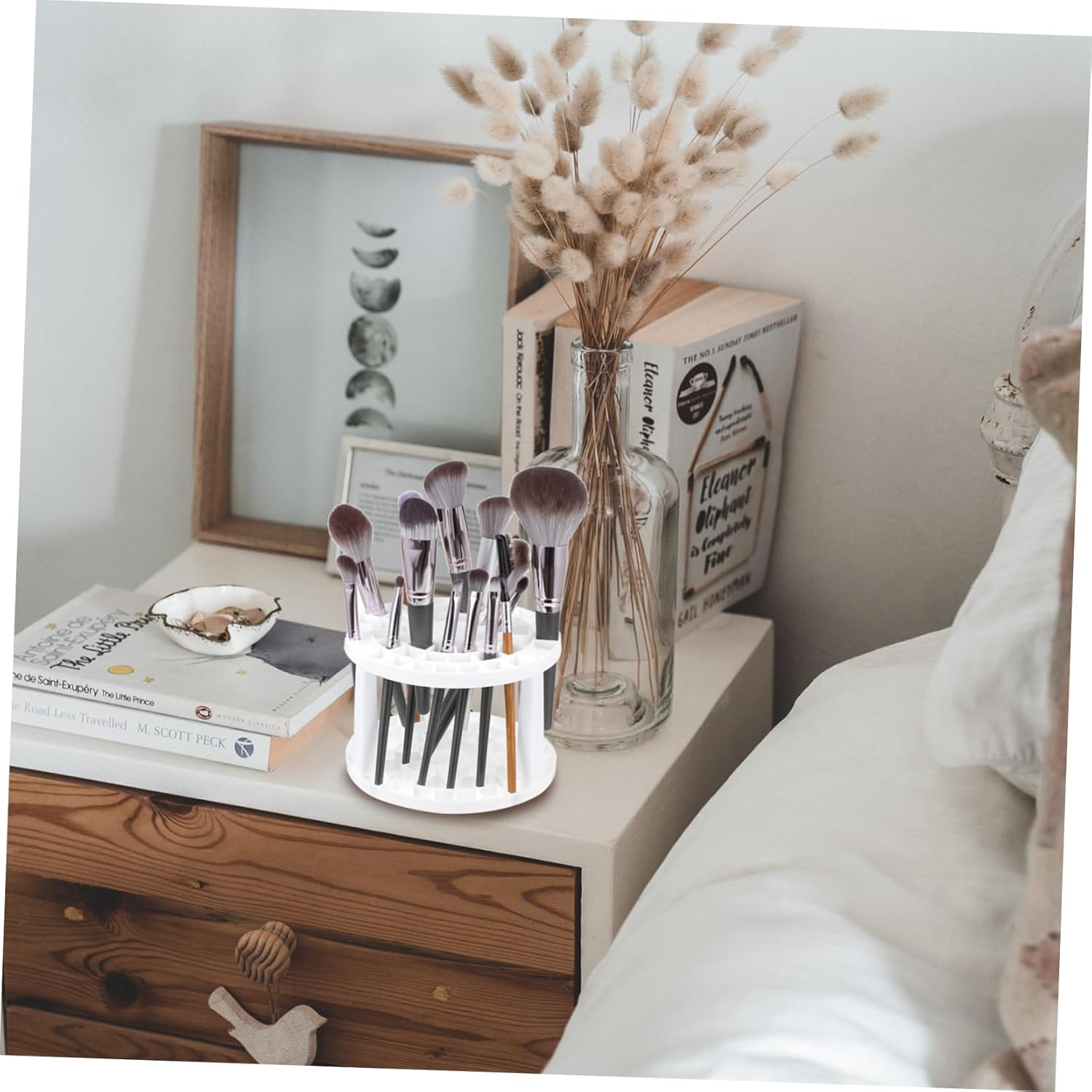 Plastic Makeup Brush Display Rack with 49 Slots