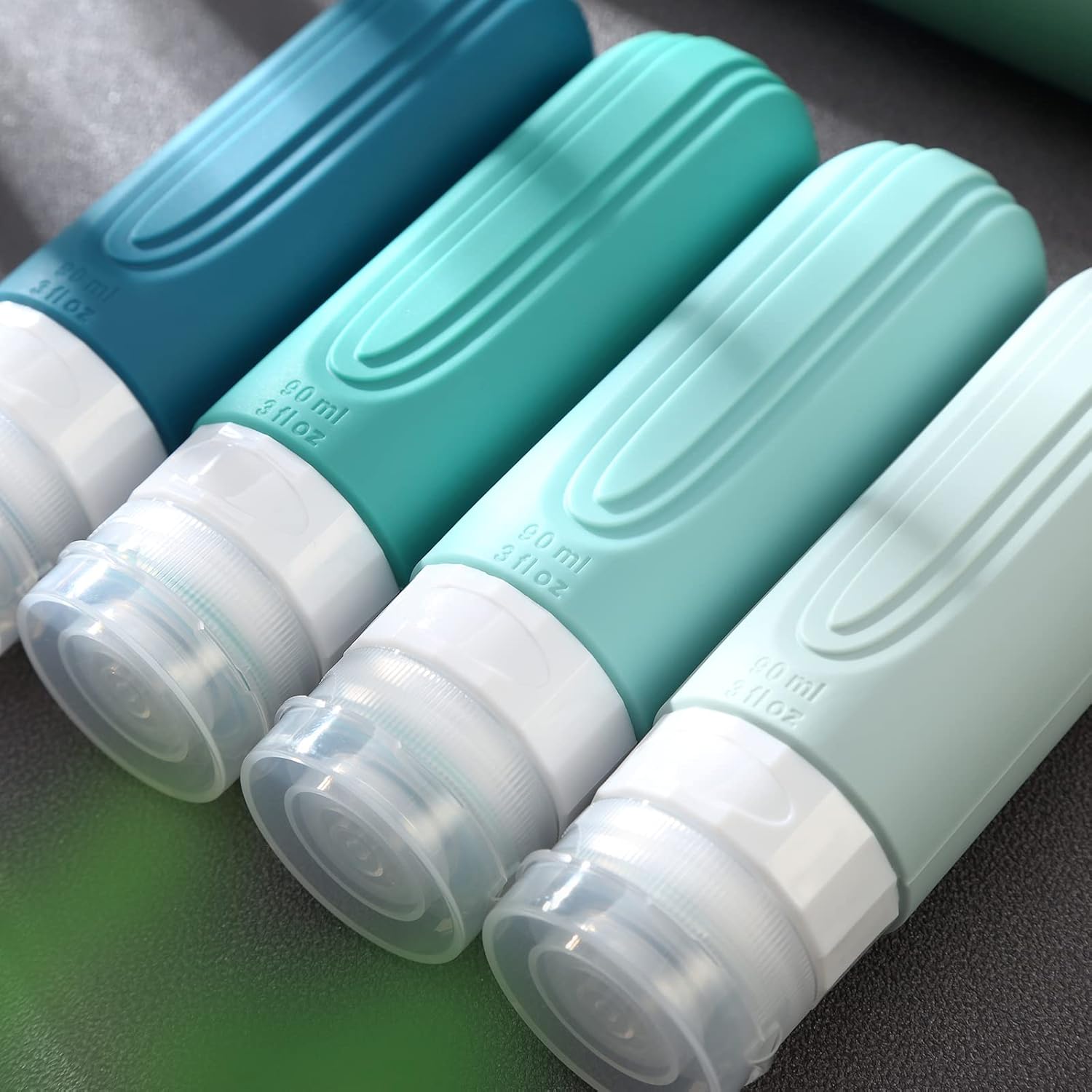 Mrsdry 3oz TSA Approved Travel Bottles 4 Pack