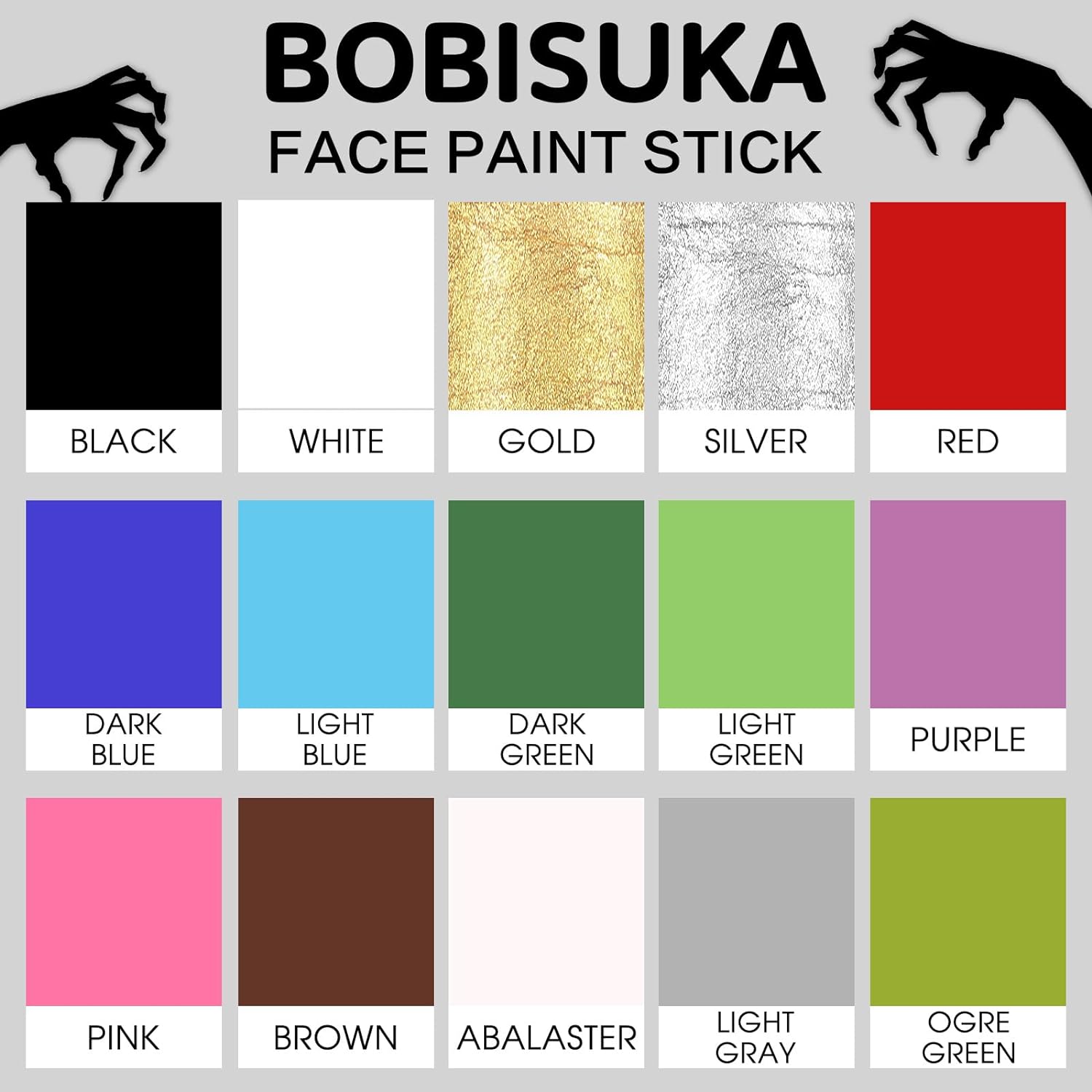 BOBISUKA Purple Body Paint Stick for Sports and Halloween