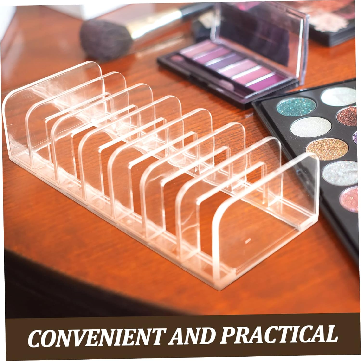 Healeved Cosmetic Case for Eyeshadow Palettes and Makeup Organizing