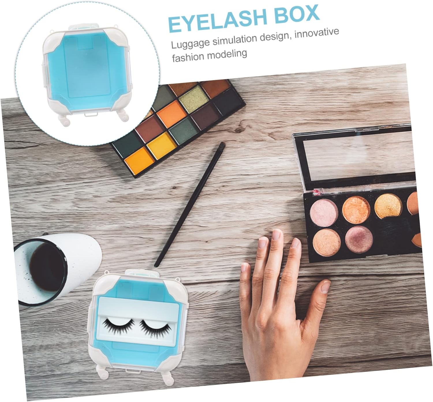 HAPINARY False Eyelash Storage Case Organizer