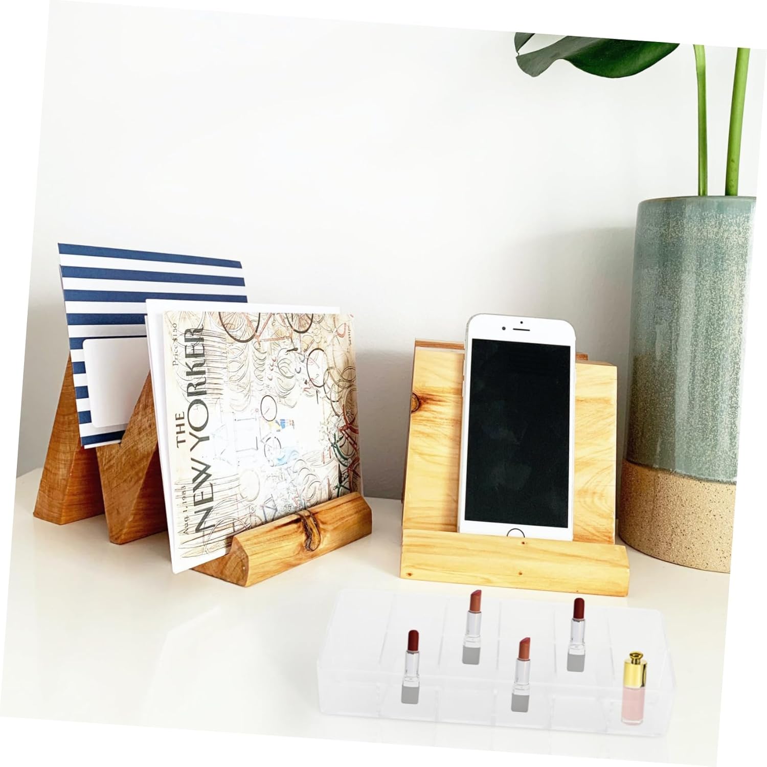 Hemoton Lip Gloss Organizer Sturdy Space-saving