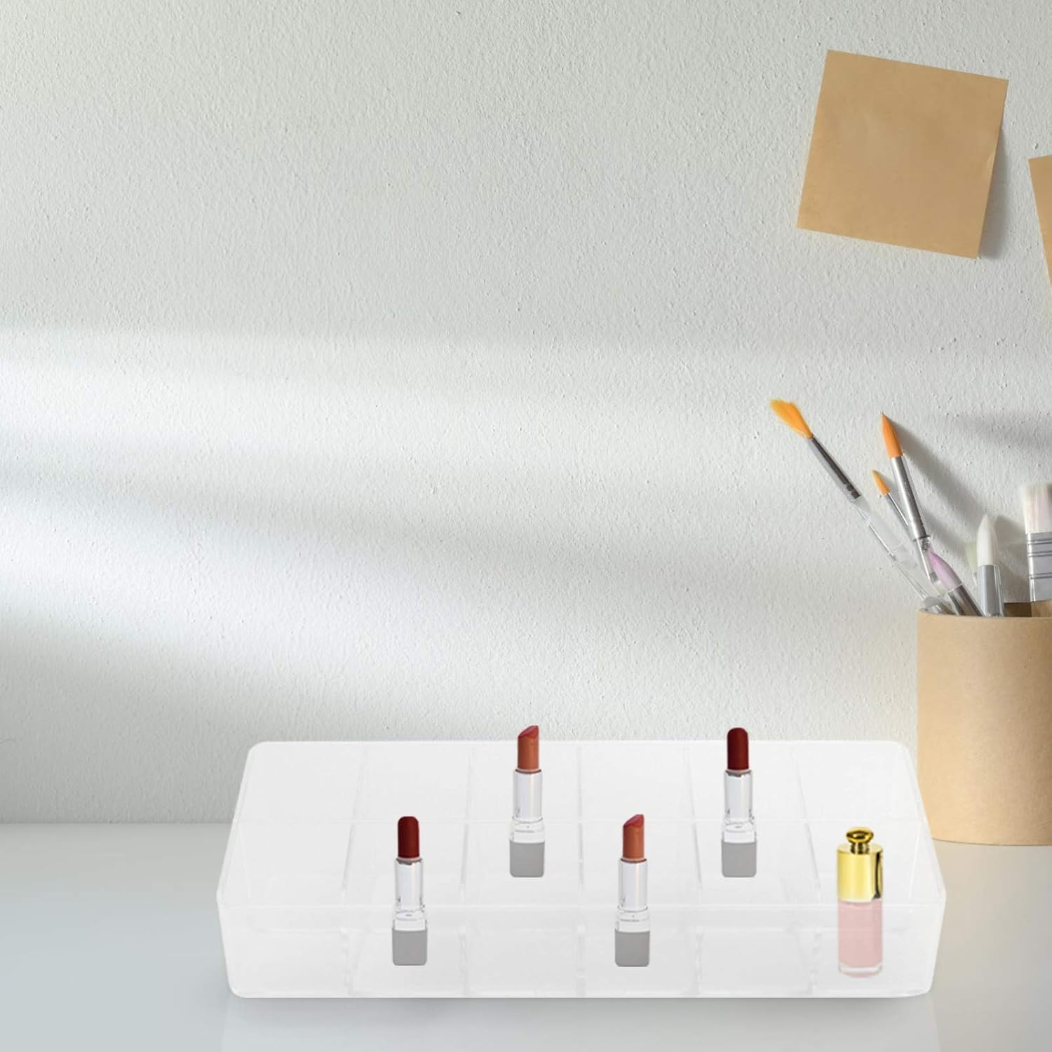 Cabilock Transparent Lipstick Storage Case Organizer