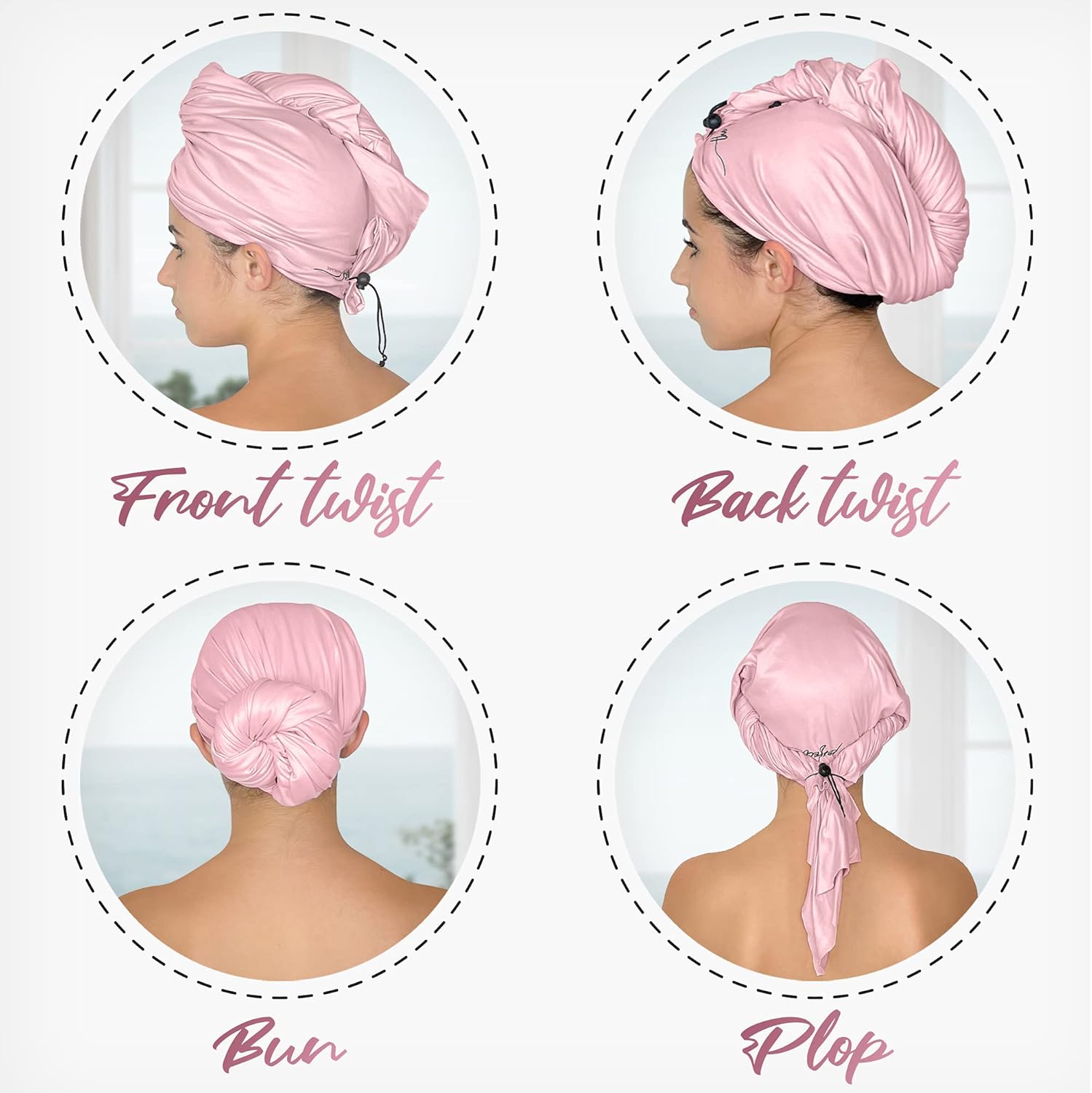 THE PERFECT HAIRCARE Curly Hair Microfiber Plopping Set