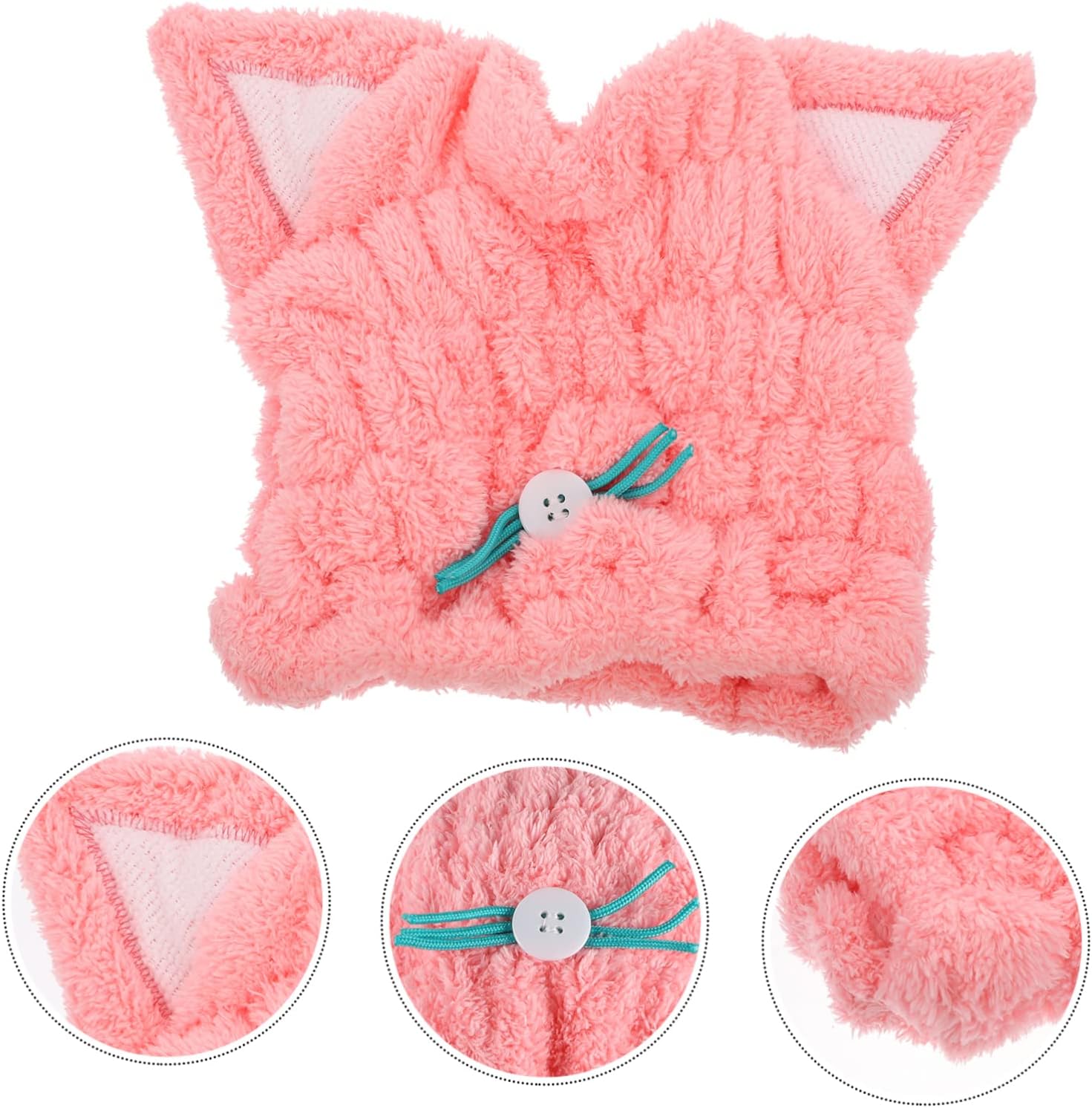 Angoily 2pcs Hair Drying Towel for Women and Girls