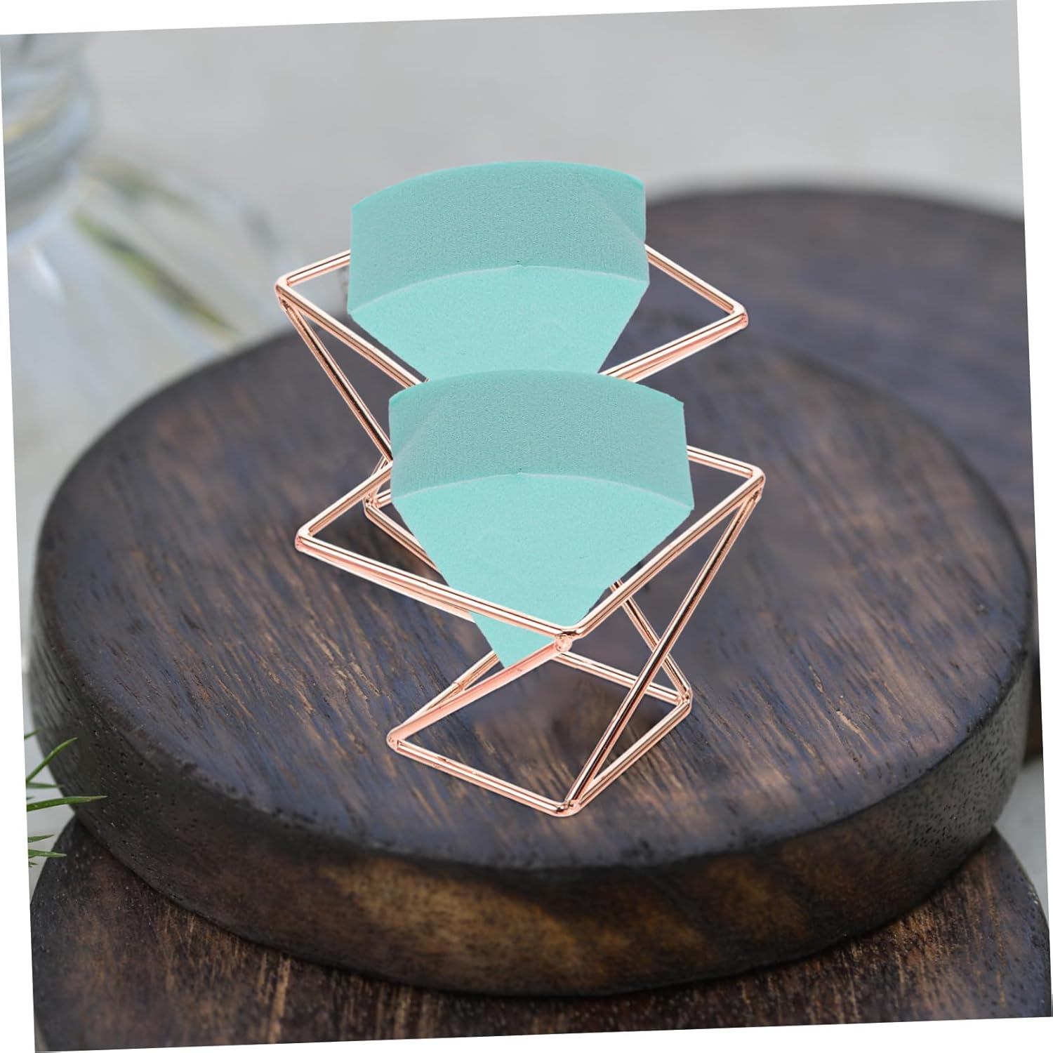 GALPADA 4pcs Makeup Sponge Holder Rack Organizer Drying Display