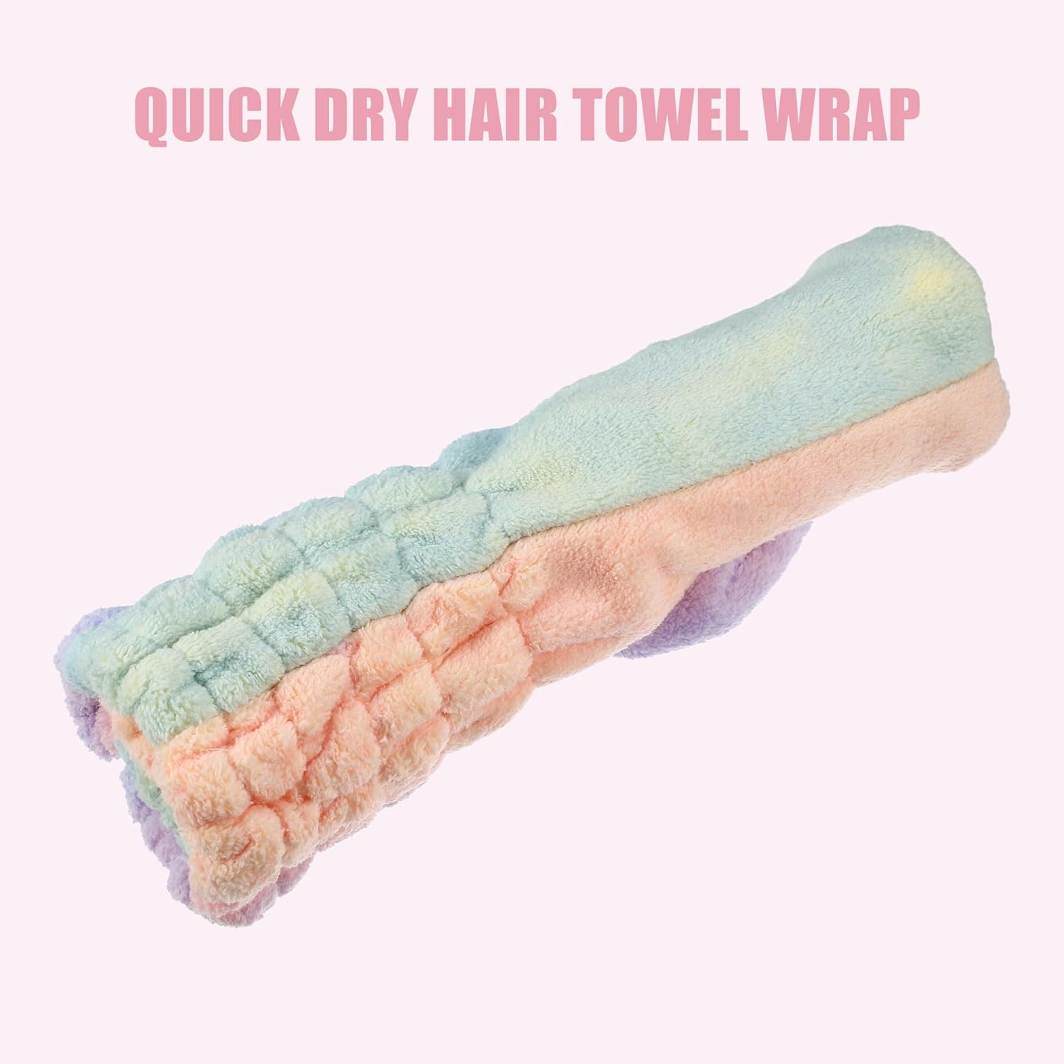 VOCOSTE Microfiber Hair Drying Towel Dry Cap