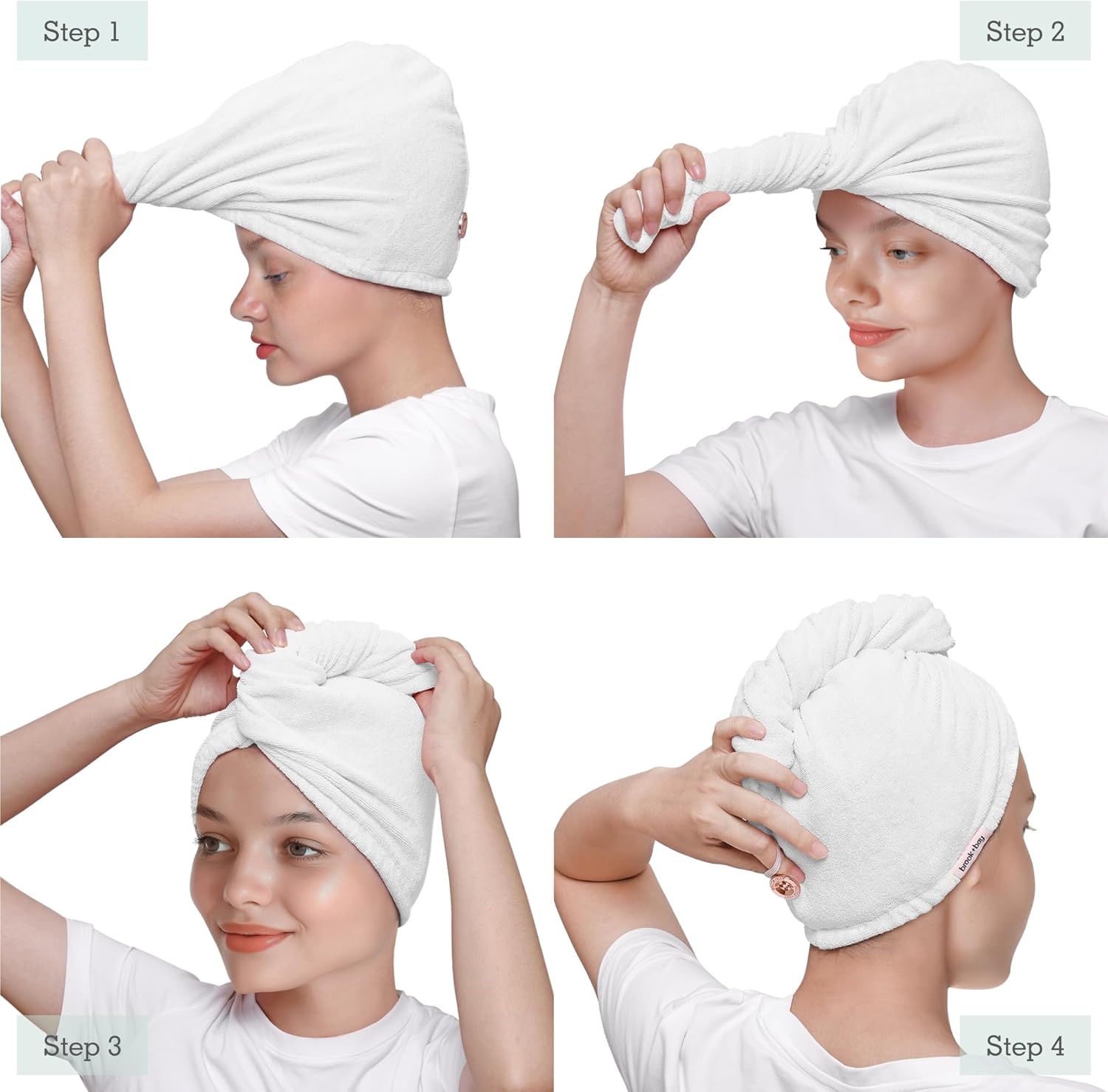 Brook Bay Microfiber Hair Towel for Women