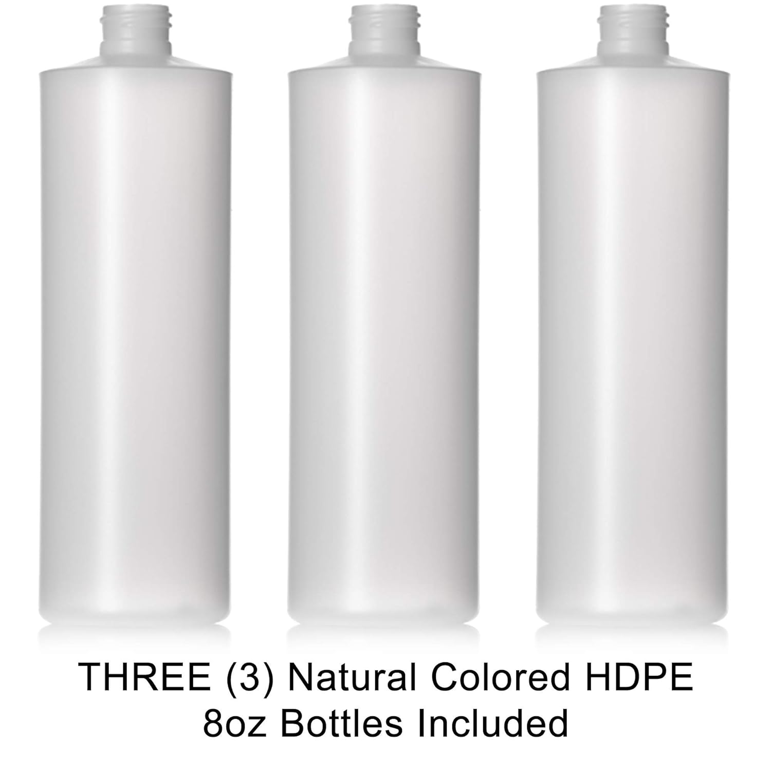 Aromine 8oz HDPE Squeeze Bottles 3 Pack