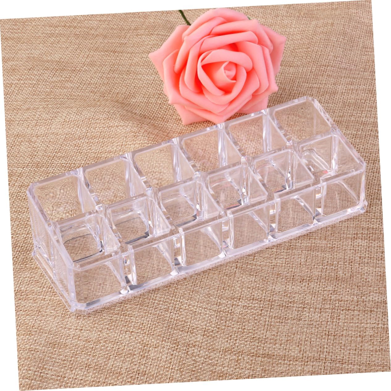 Clear Acrylic Lipstick Organizer Display Rack for Makeup 1