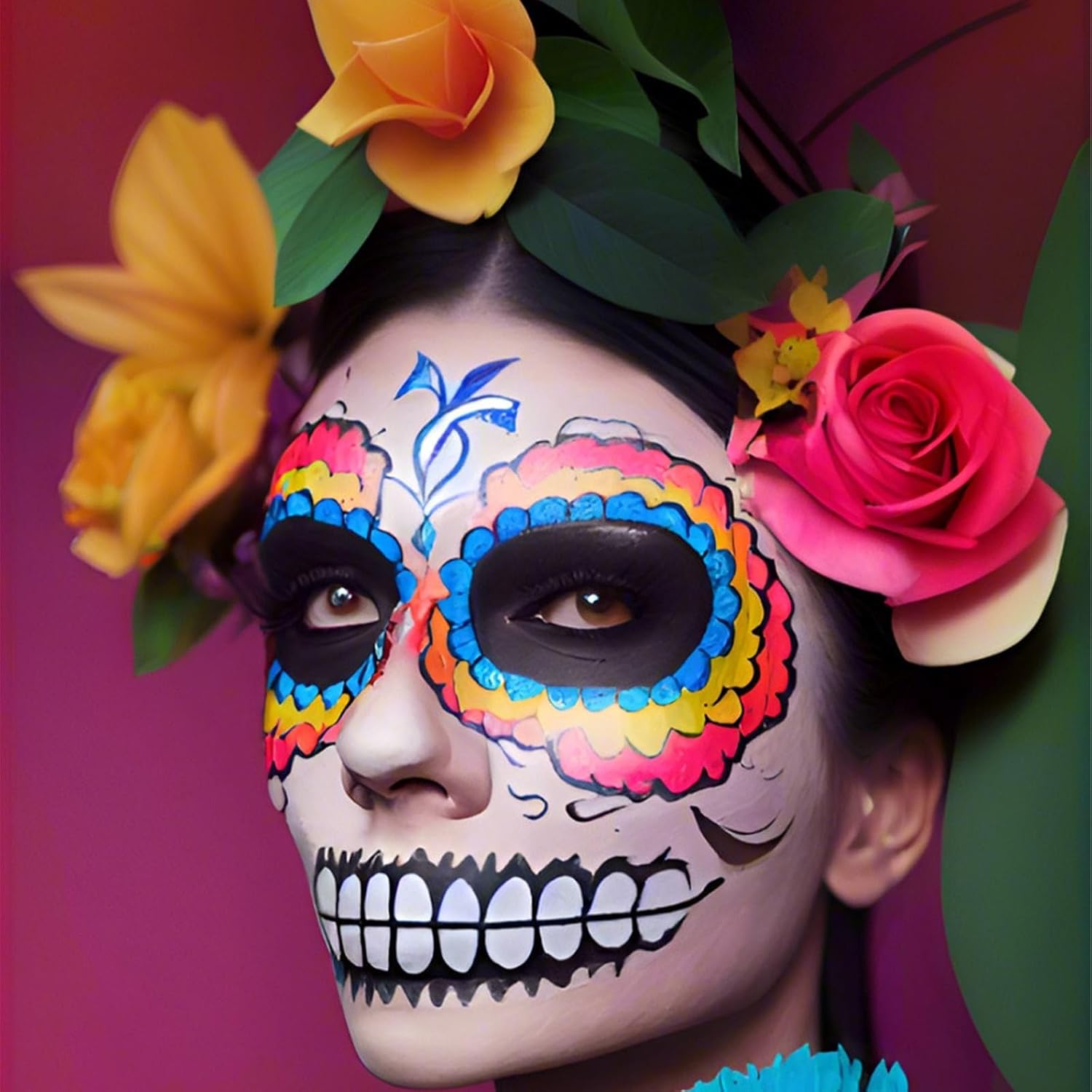 Buildable Cream Stick Makeup for Halloween Cosplay and Sports