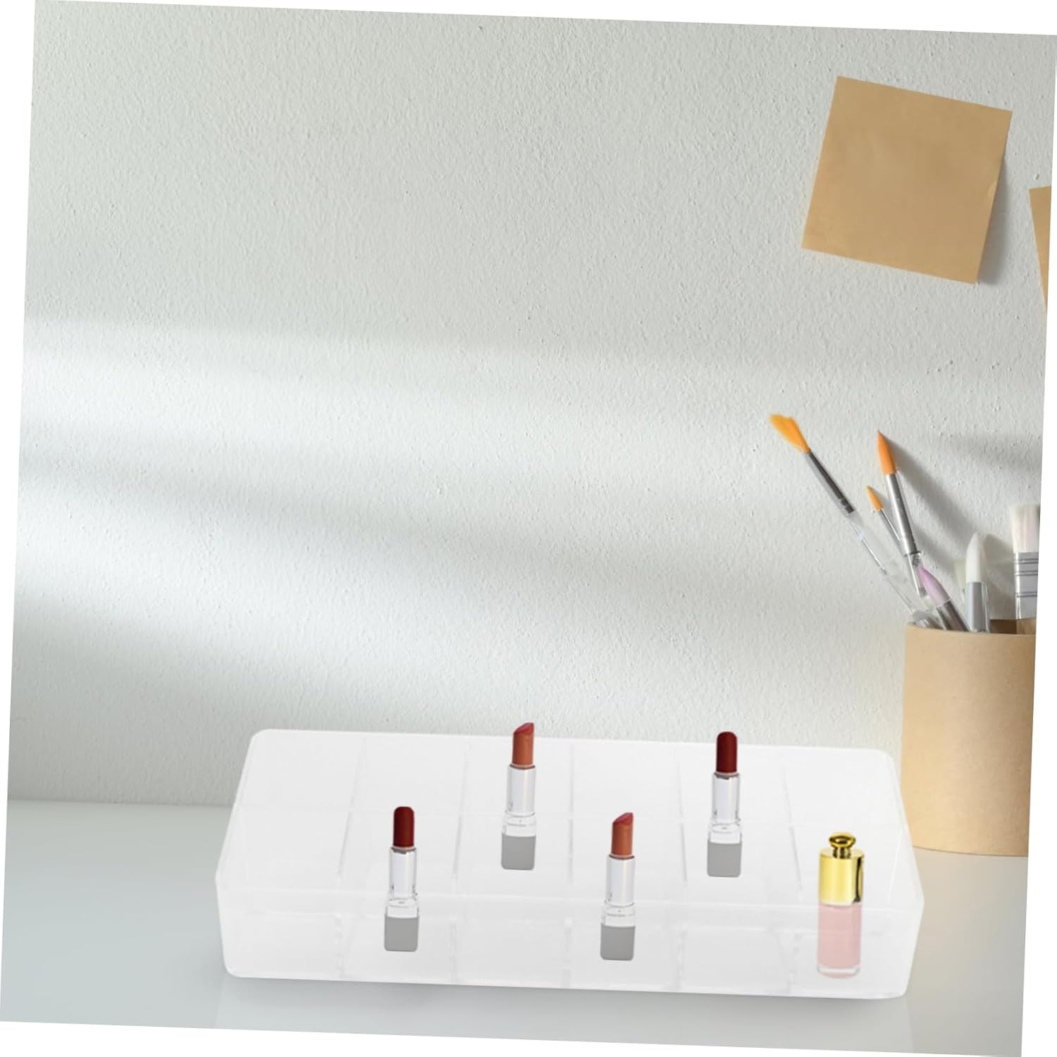 WRITWAA 1Pc Lip Gloss Storage Case Organizer