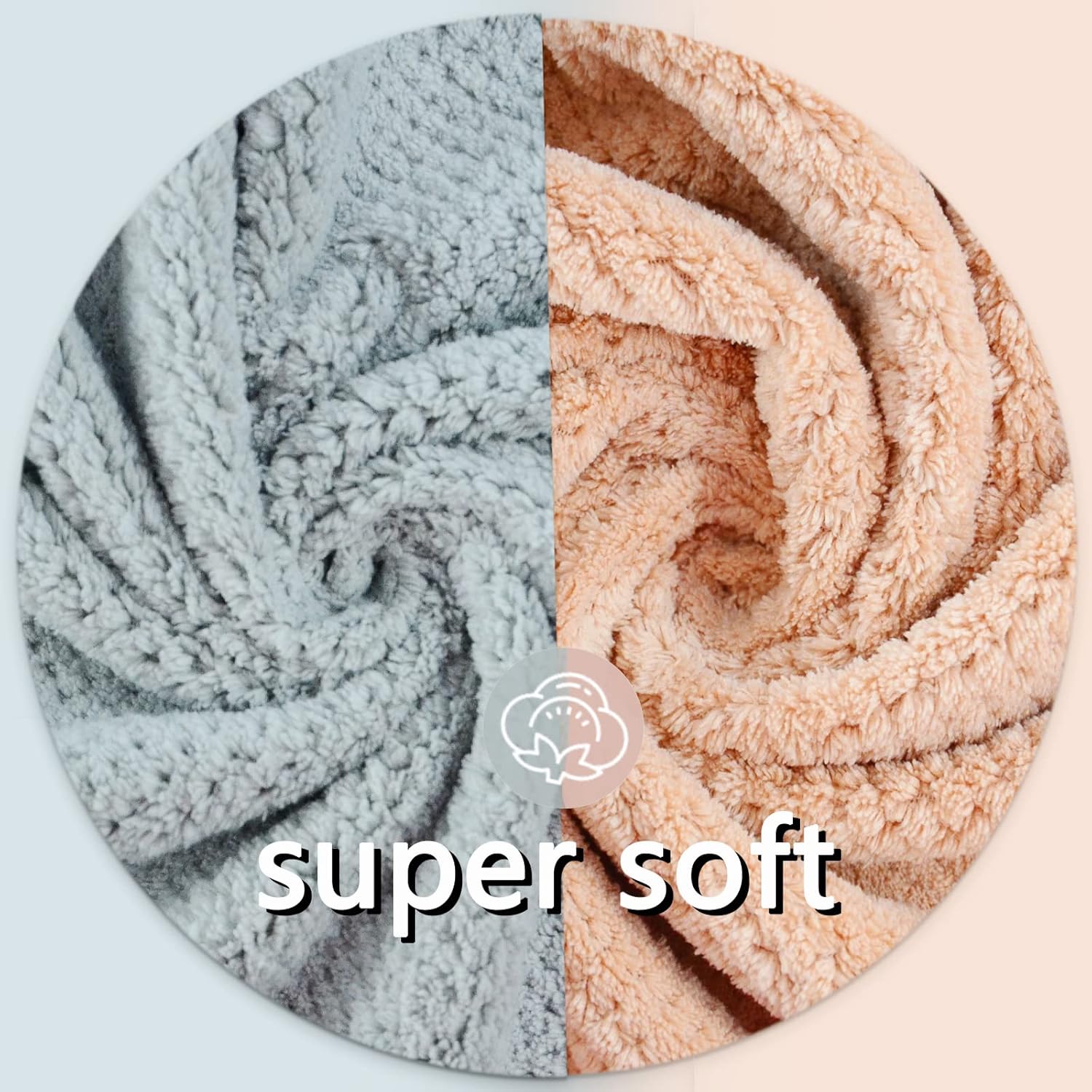 Chloven 2 Pack Extra Large Microfiber Hair Towel