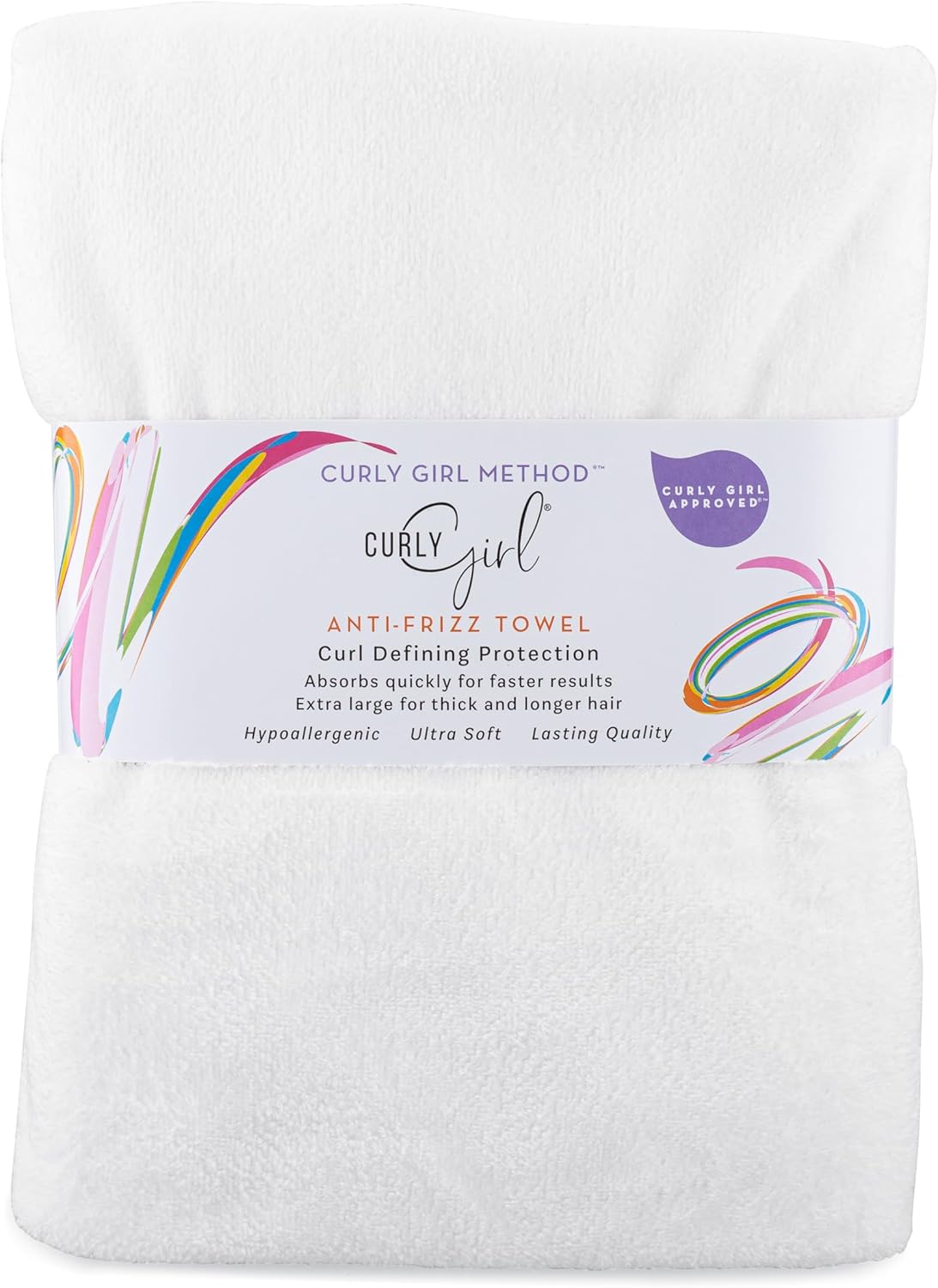 Curly Girl Extra Large Microfiber Towel for Curls