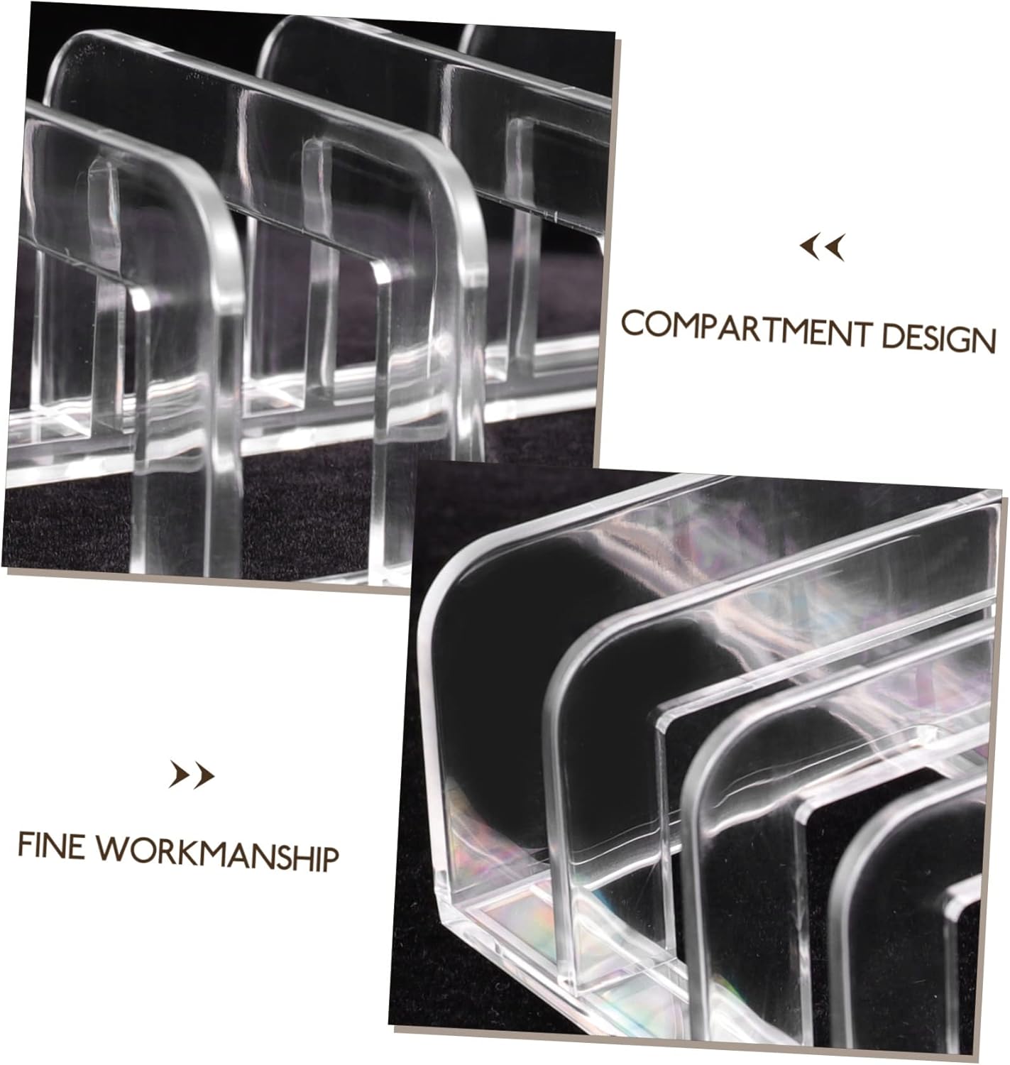 EXQUIMEUBLE Makeup Organizer for Shadow and Cosmetics