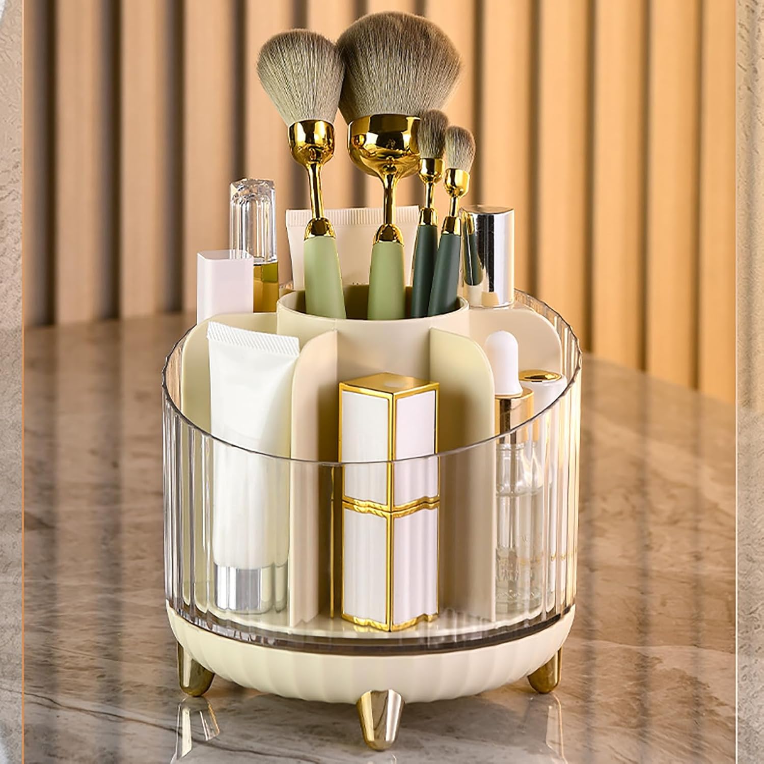 Lovskoo 360 Rotating Makeup Organizer Box