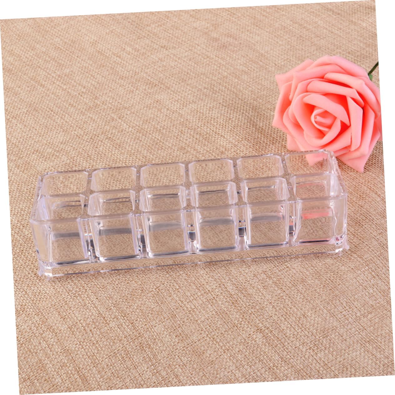 VICASKY Clear Acrylic Lipstick Display Organizer