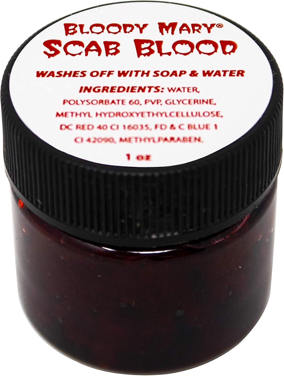 Bloody Mary Fake Scab Blood Body Paint - Thick Realistic Washable