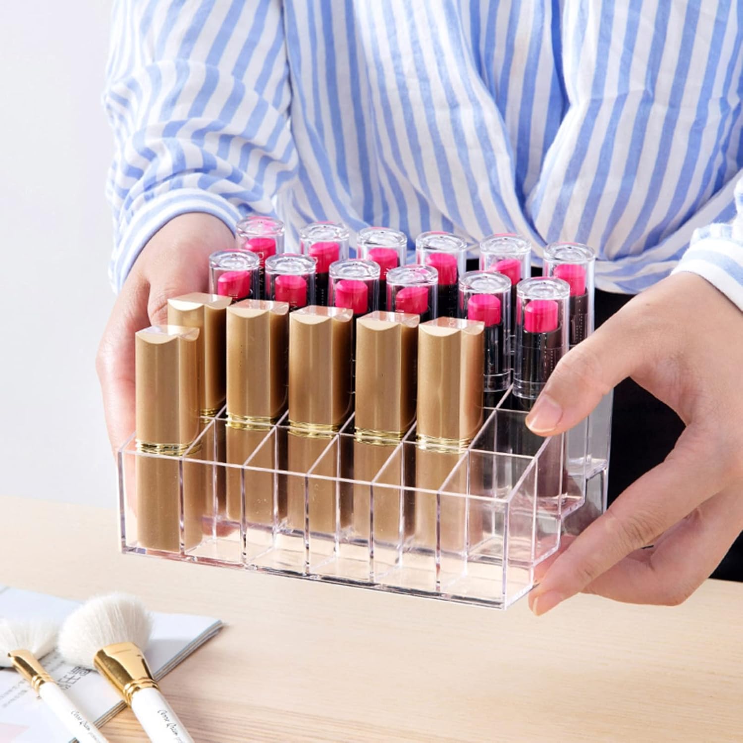Tinysiry Transparent Nail Polish Holder 145cm
