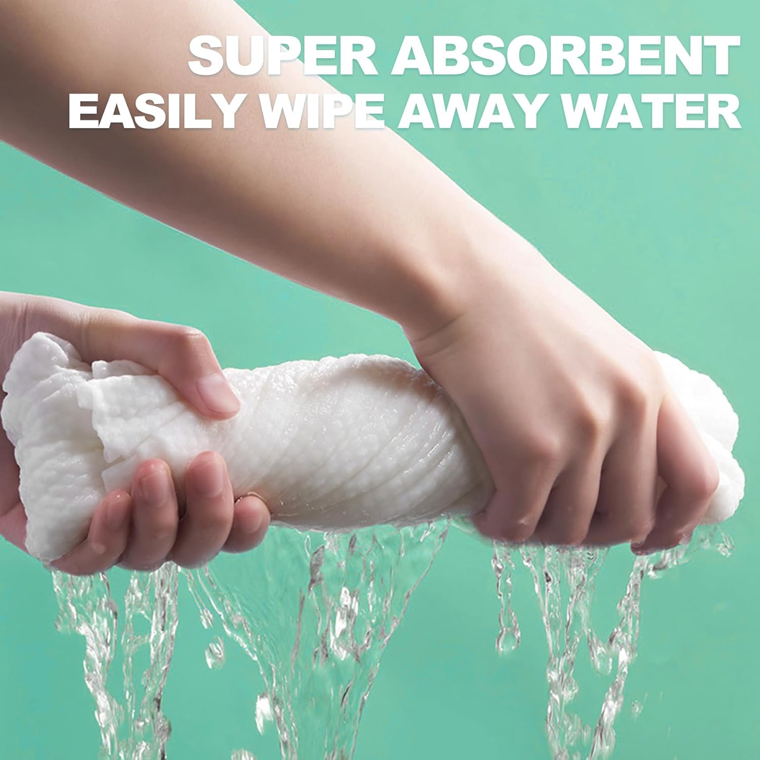 Tvvcalk 100 PCS Luxury Disposable Bath Towels