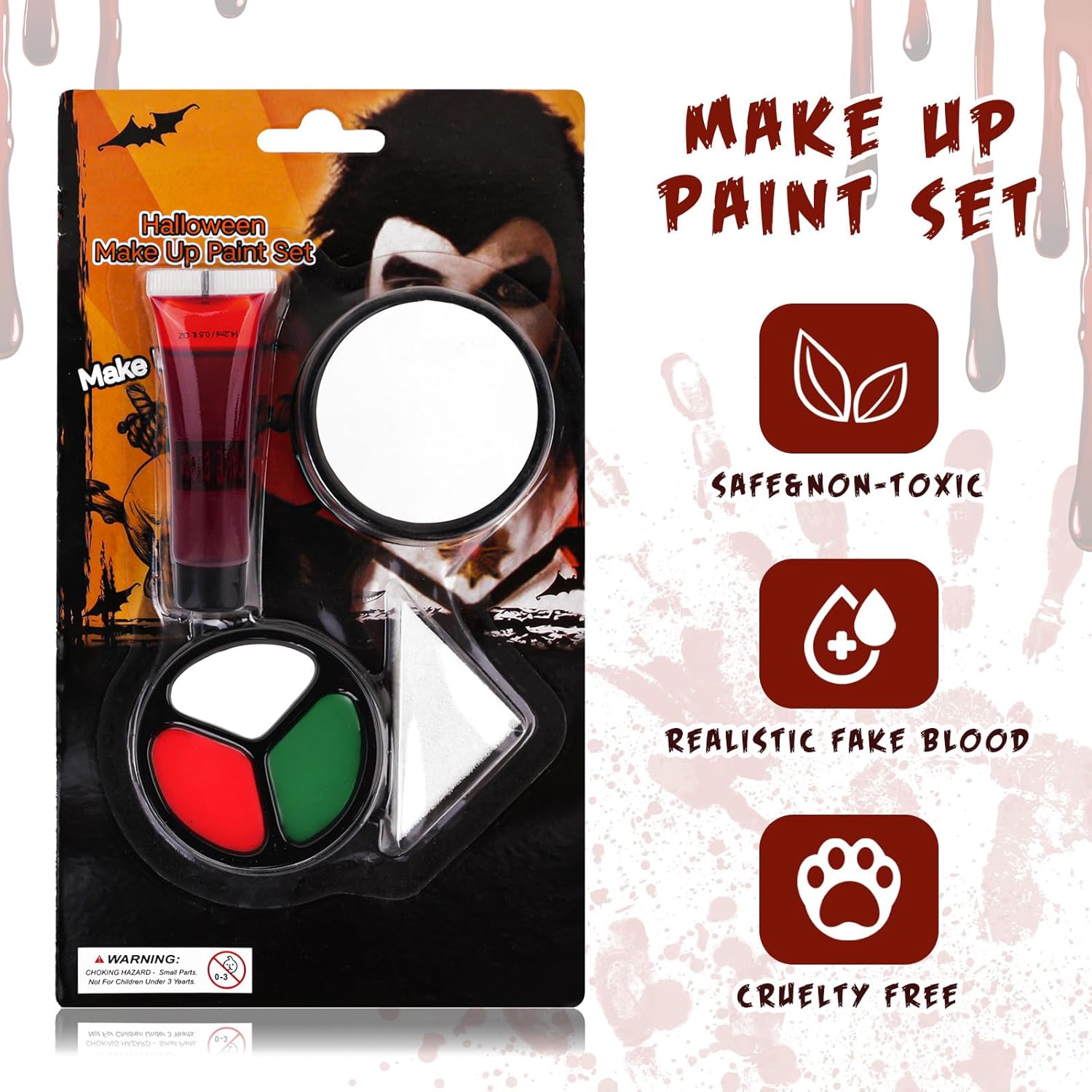 SOMGKIN Face Body Paint Set Halloween Cosplay SFX Makeup