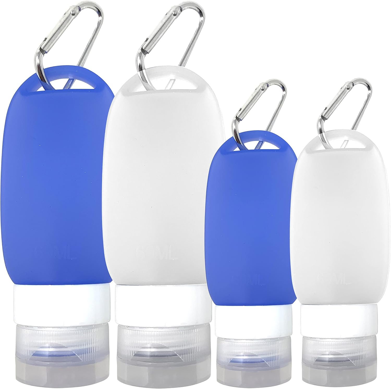 Cruise On Silicone Travel Bottle Set TSA Approved Leak-Proof Refillable