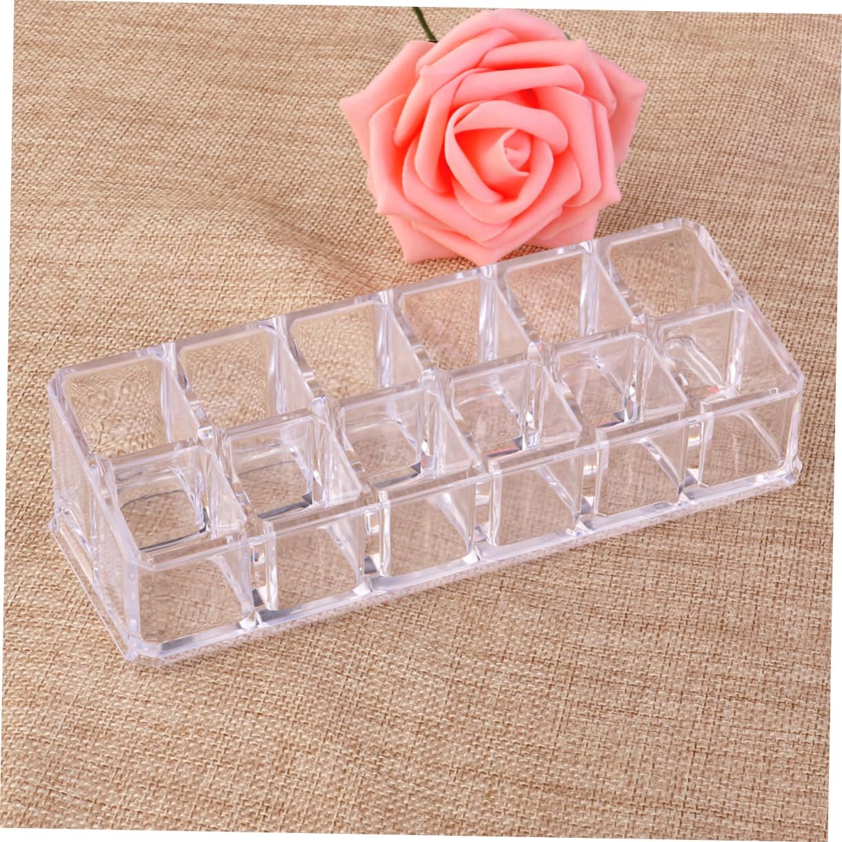 VICASKY Clear Acrylic Lipstick Display Organizer