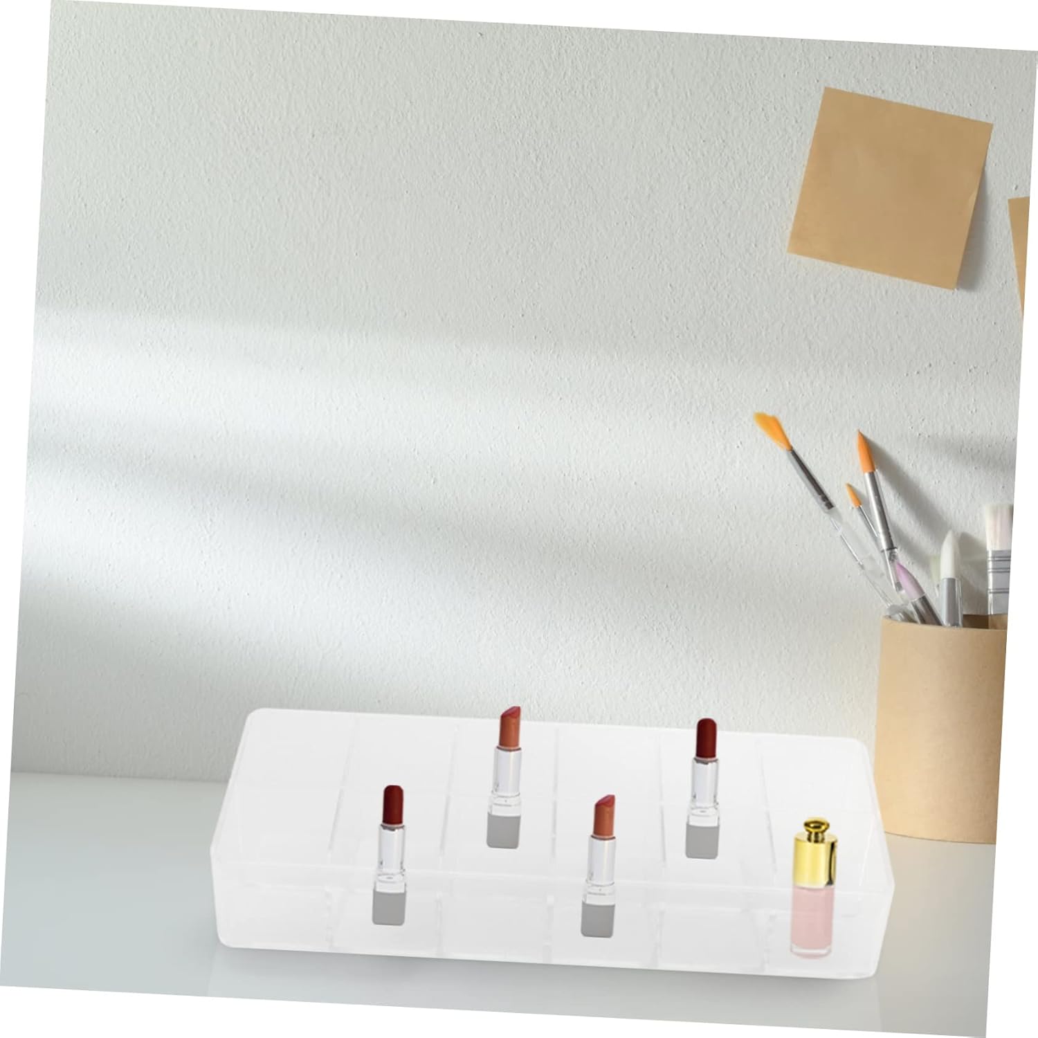 Hemoton Lip Gloss Organizer Sturdy Space-saving
