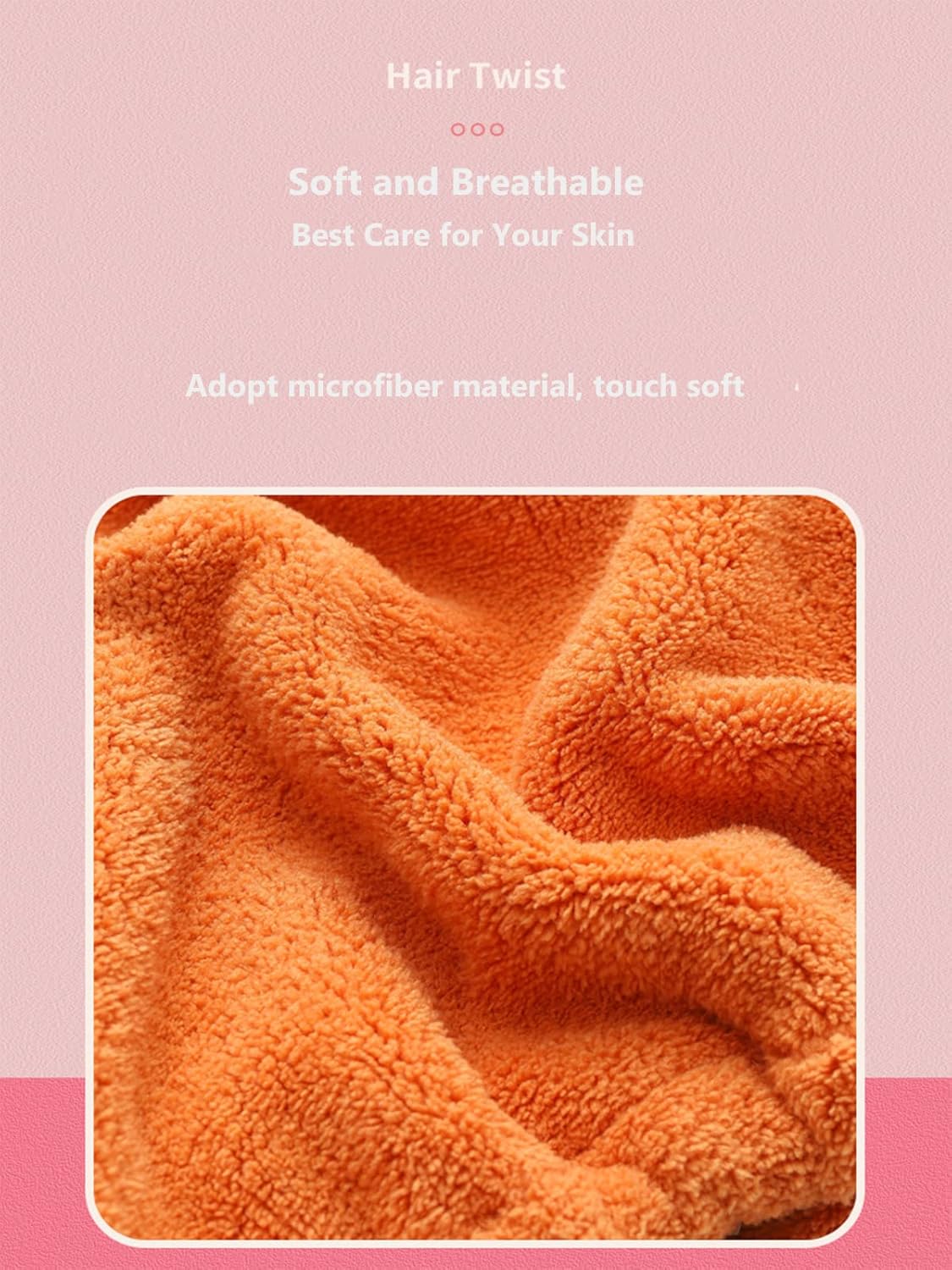 Foyadi Hair Drying Towel for Kids Girls with Cute Cartoon Design