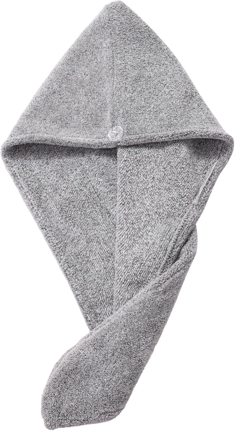 BAWYU 2 Pack Microfiber Hair Towel Wrap