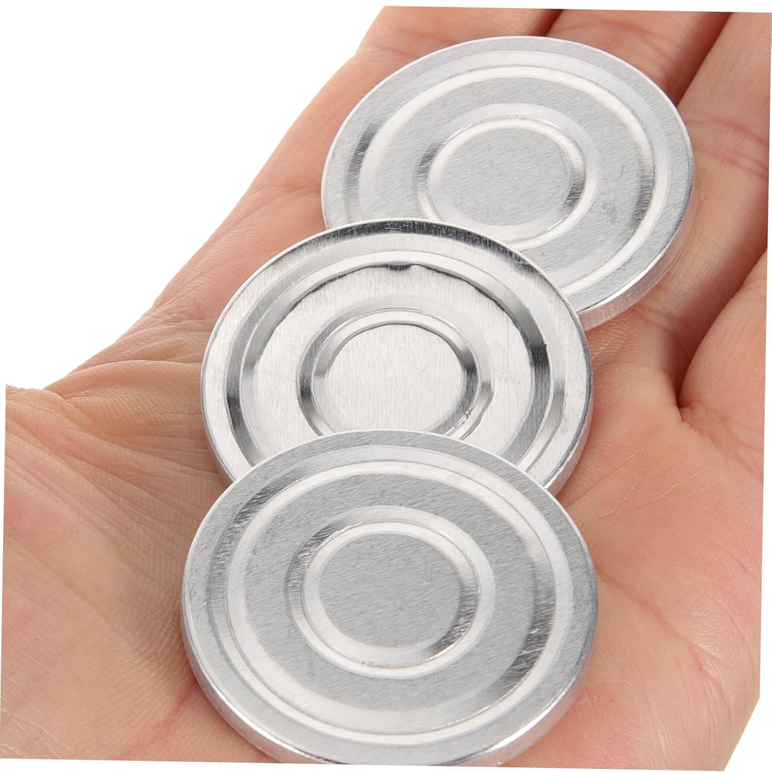 3Pcs Aluminum Eyeshadow Holder Pan for DIY Cosmetics Travel