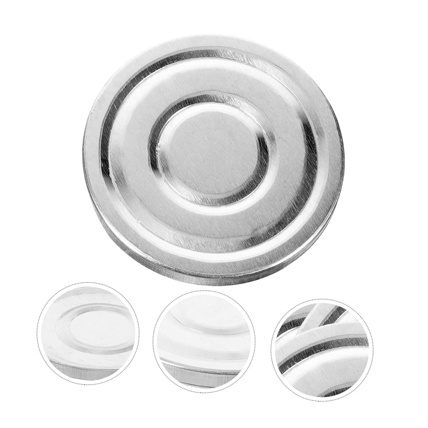 3Pcs Aluminum Eyeshadow Holder Pan for DIY Cosmetics Travel