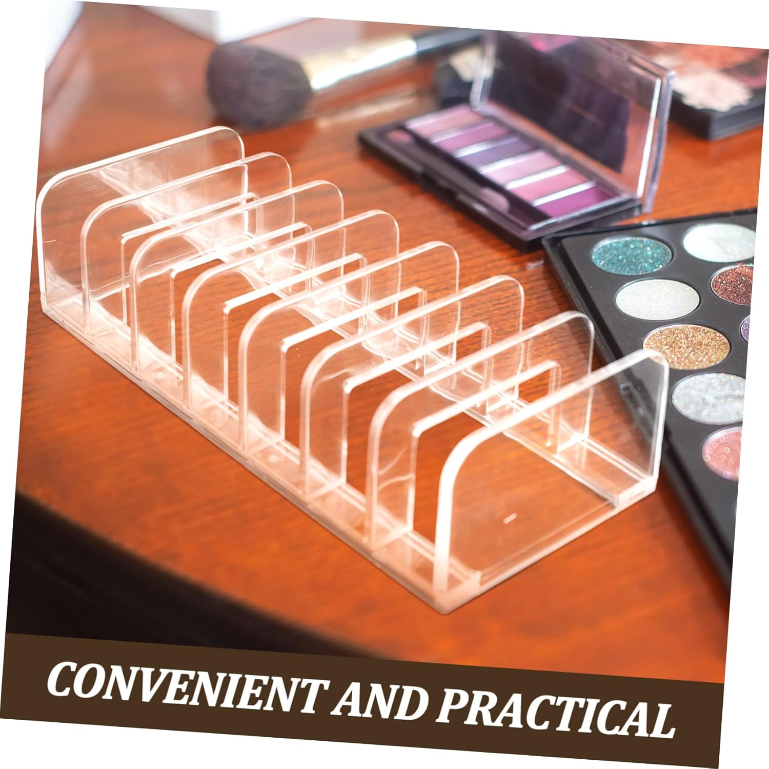 EXQUIMEUBLE Makeup Organizer for Shadow and Cosmetics